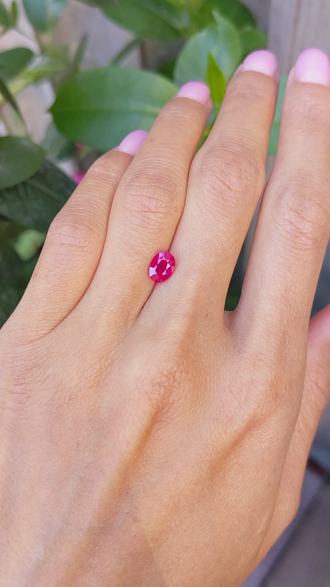1.28 Ct. Ruby from Burma (Myanmar) Size Video