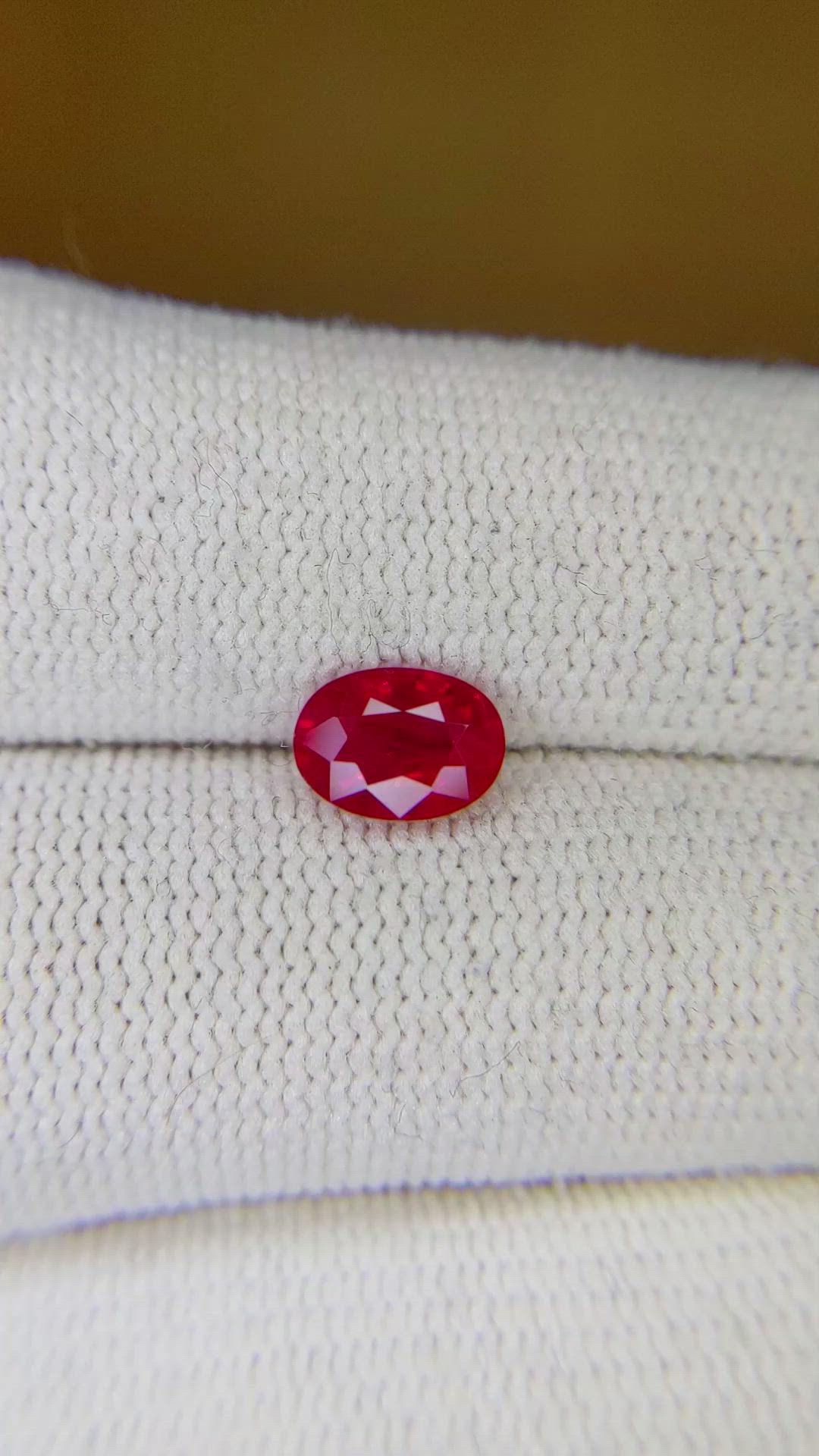 1.28 Ct. Ruby from Burma (Myanmar) Size Video