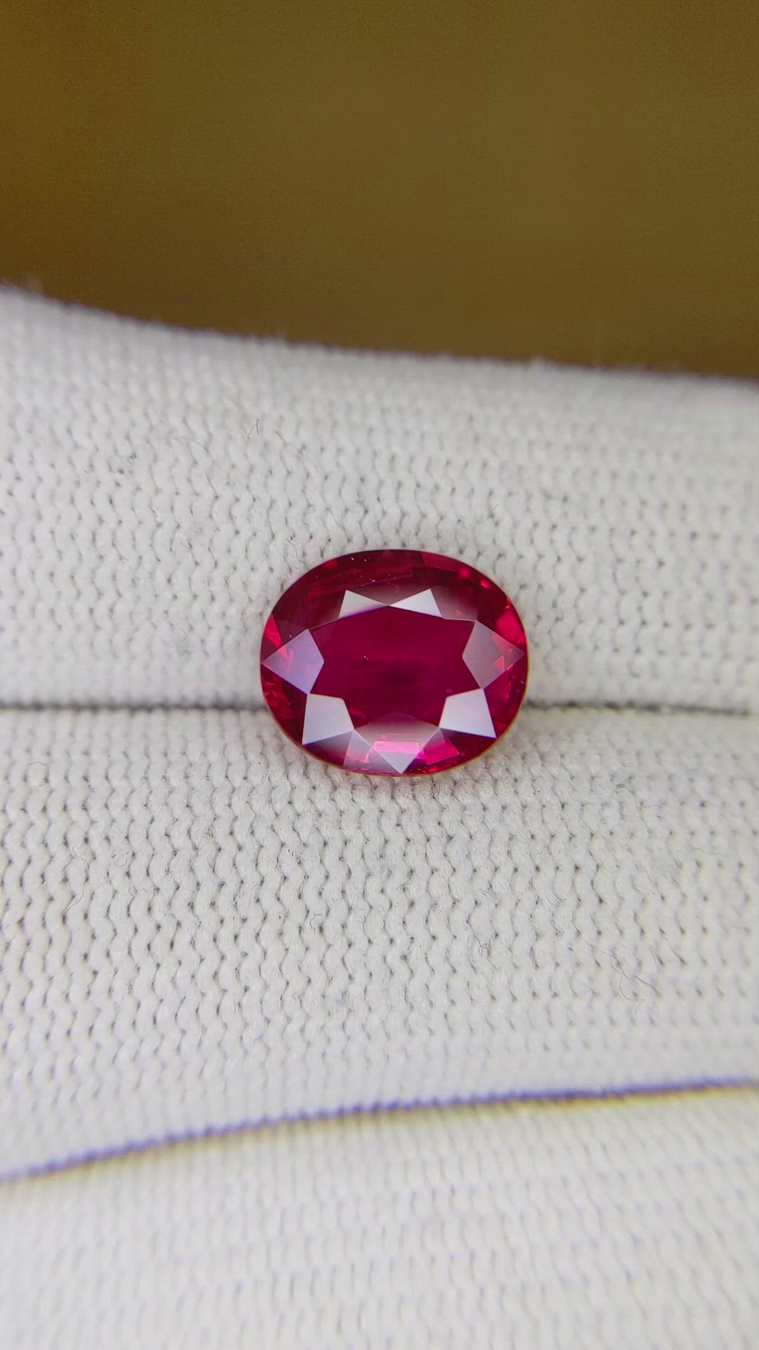 4.02 Ct. Ruby from Mozambique Size Video