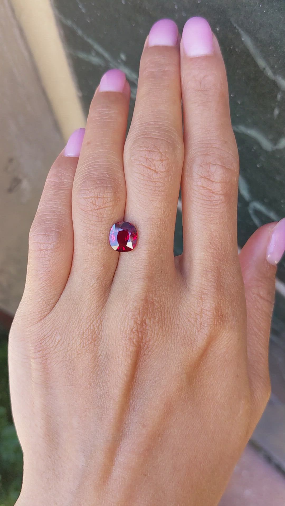 3.10 Ct. Ruby from Mozambique Size Video