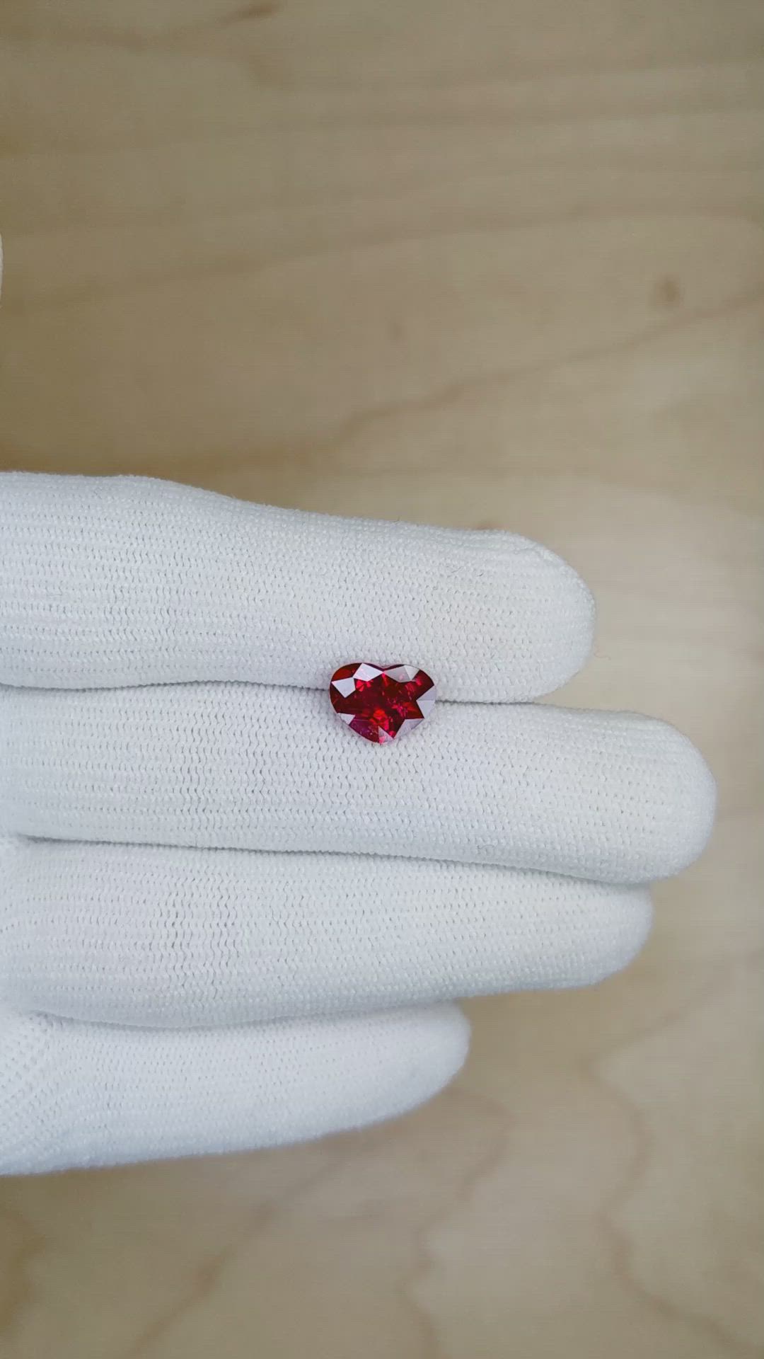 2.51 Ct. Ruby from Mozambique Size Video