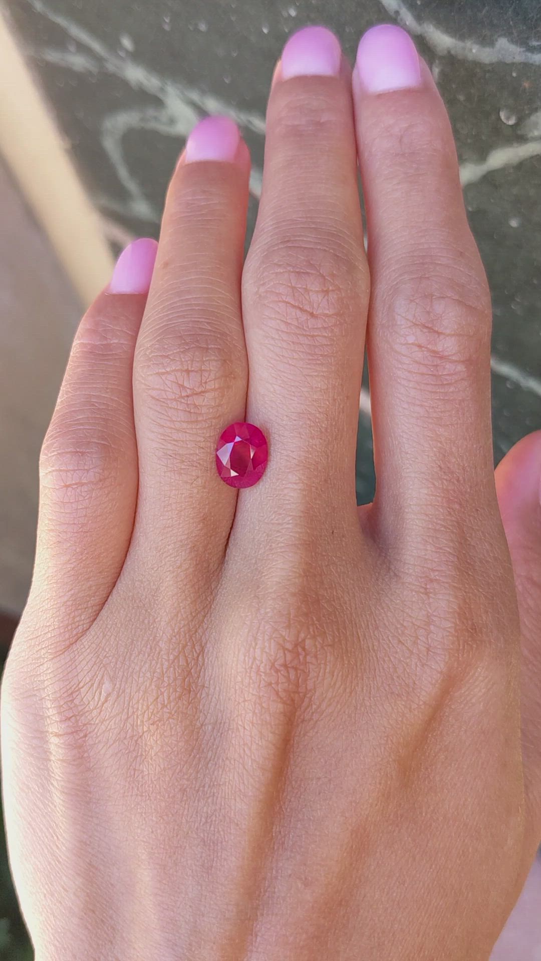 2.40 Ct. Ruby from Burma (Myanmar) Size Video