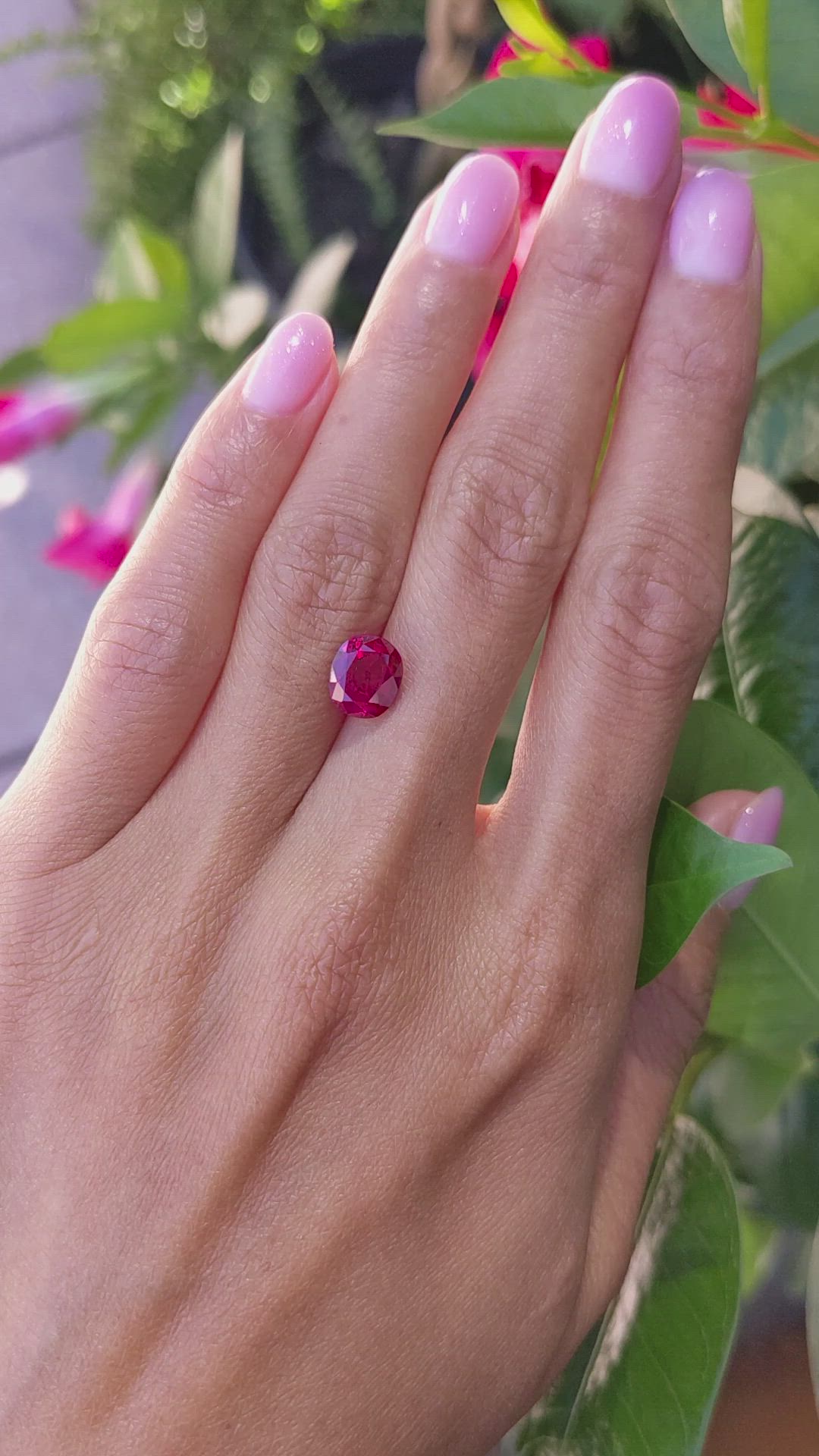 2.86 Ct. Ruby from Burma (Myanmar) Size Video
