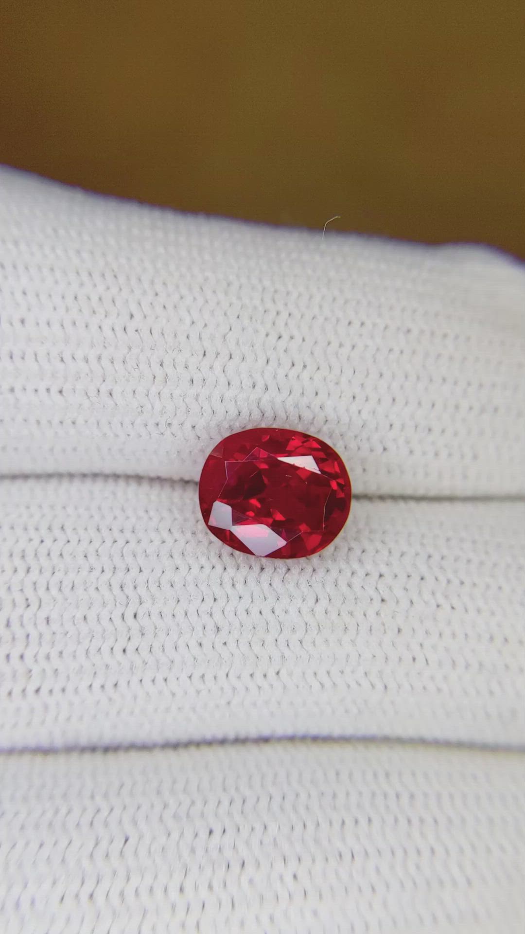 2.86 Ct. Ruby from Burma (Myanmar) Size Video