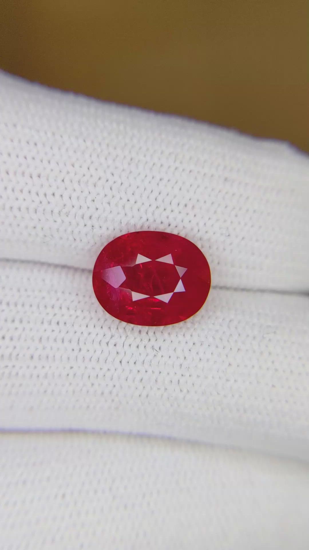 4.11 Ct. Ruby from Mozambique Size Video