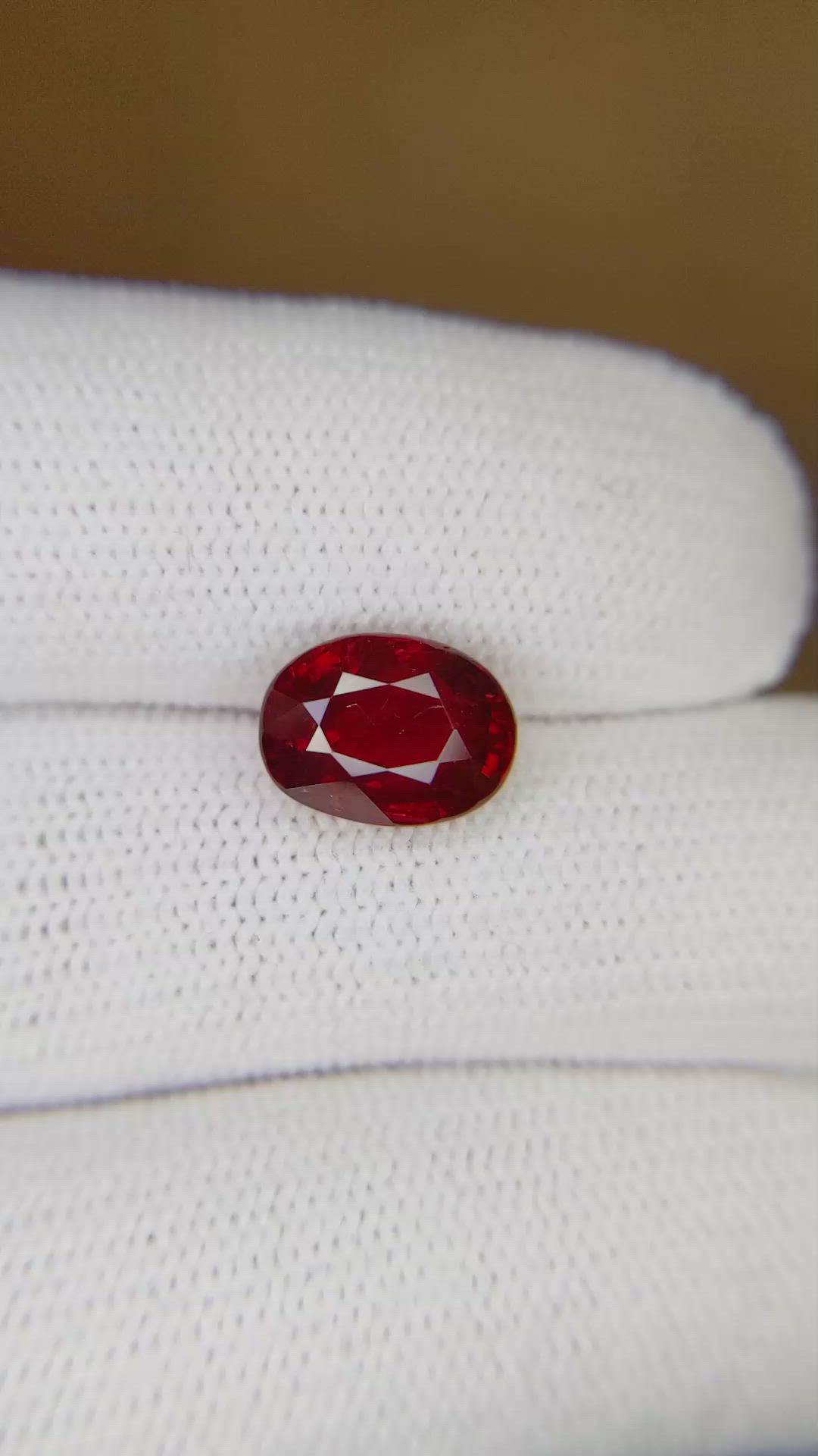 3.01 Ct. Ruby from Mozambique Size Video