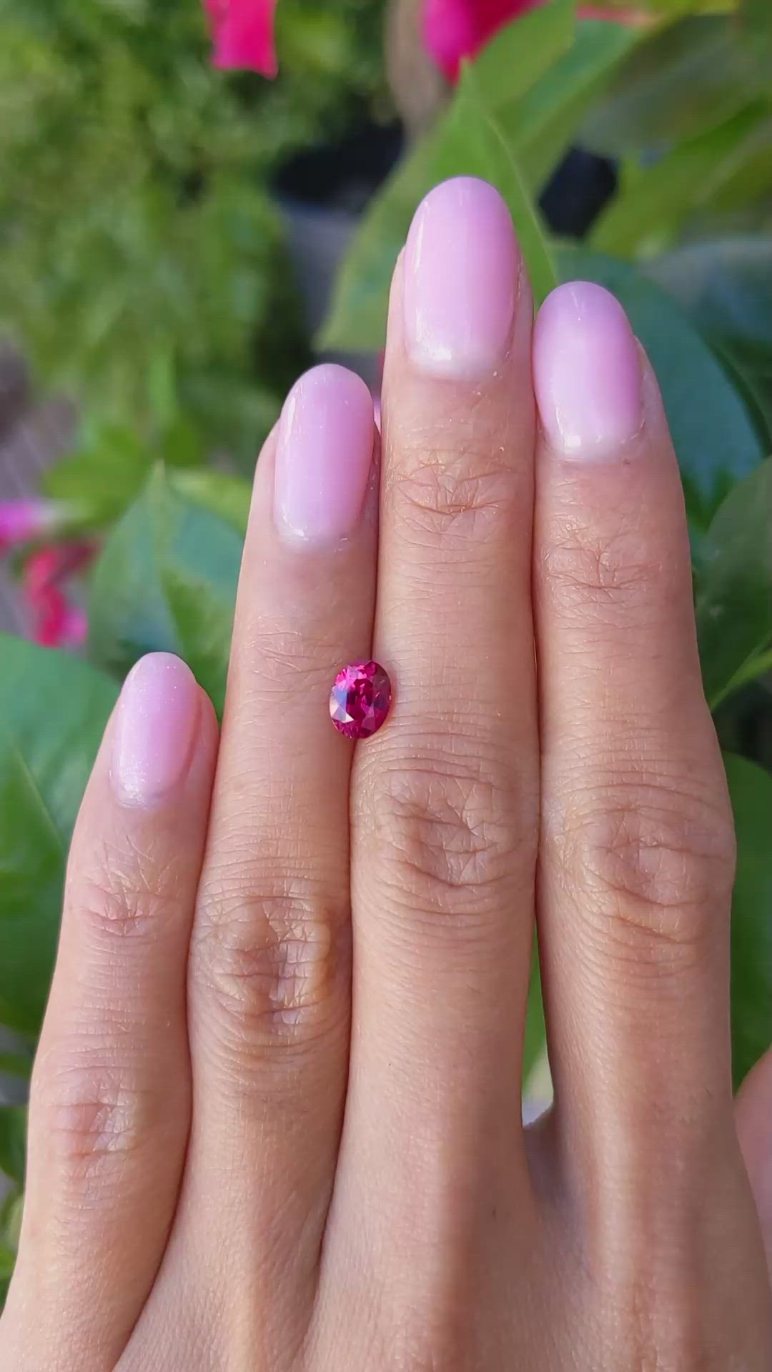 1.03 Ct. Ruby from Mozambique Size Video