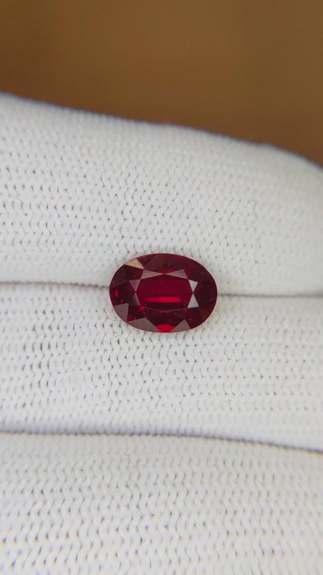 2.51 Ct. Ruby from Mozambique Size Video