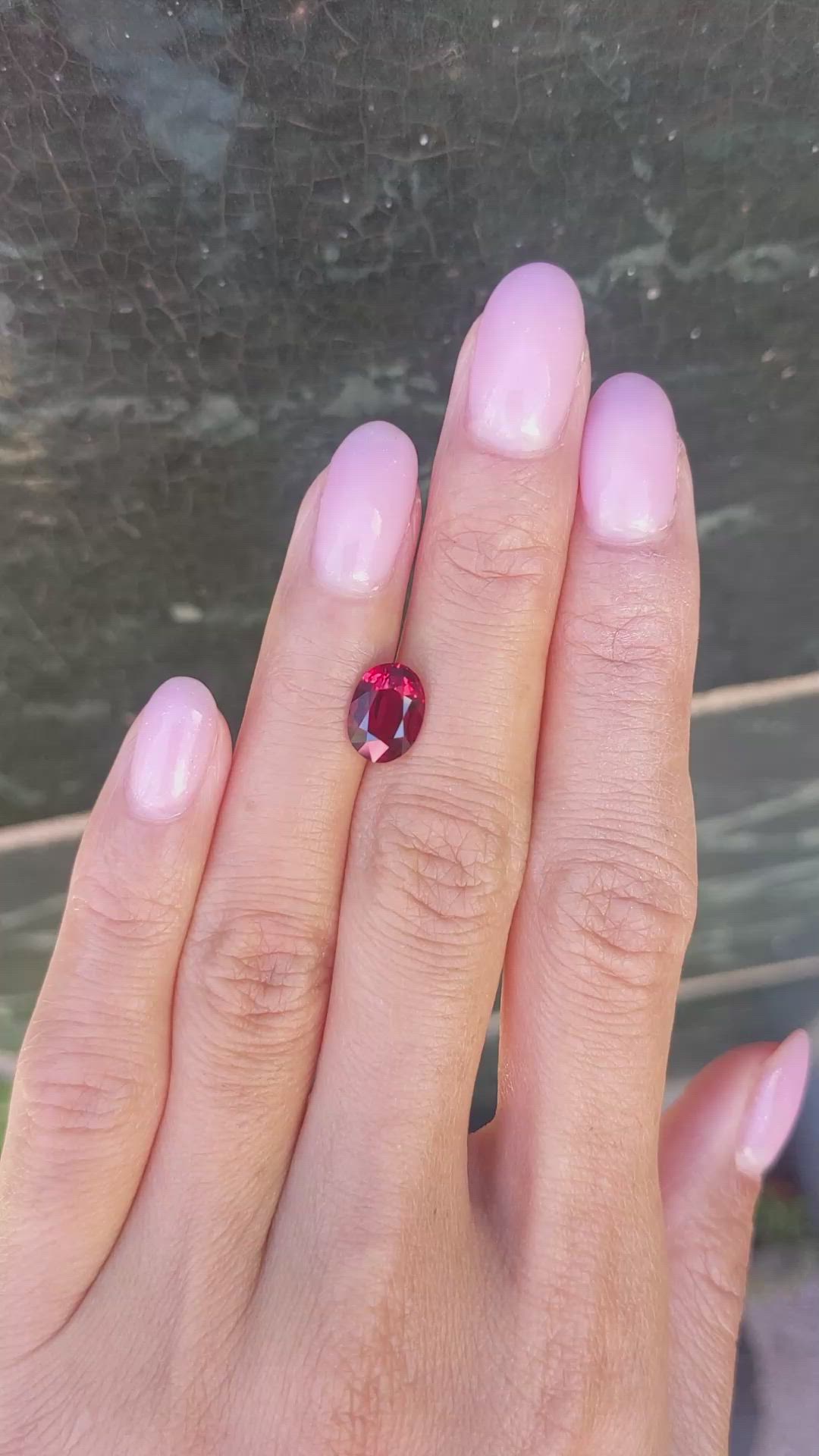 2.51 Ct. Ruby from Mozambique Size Video