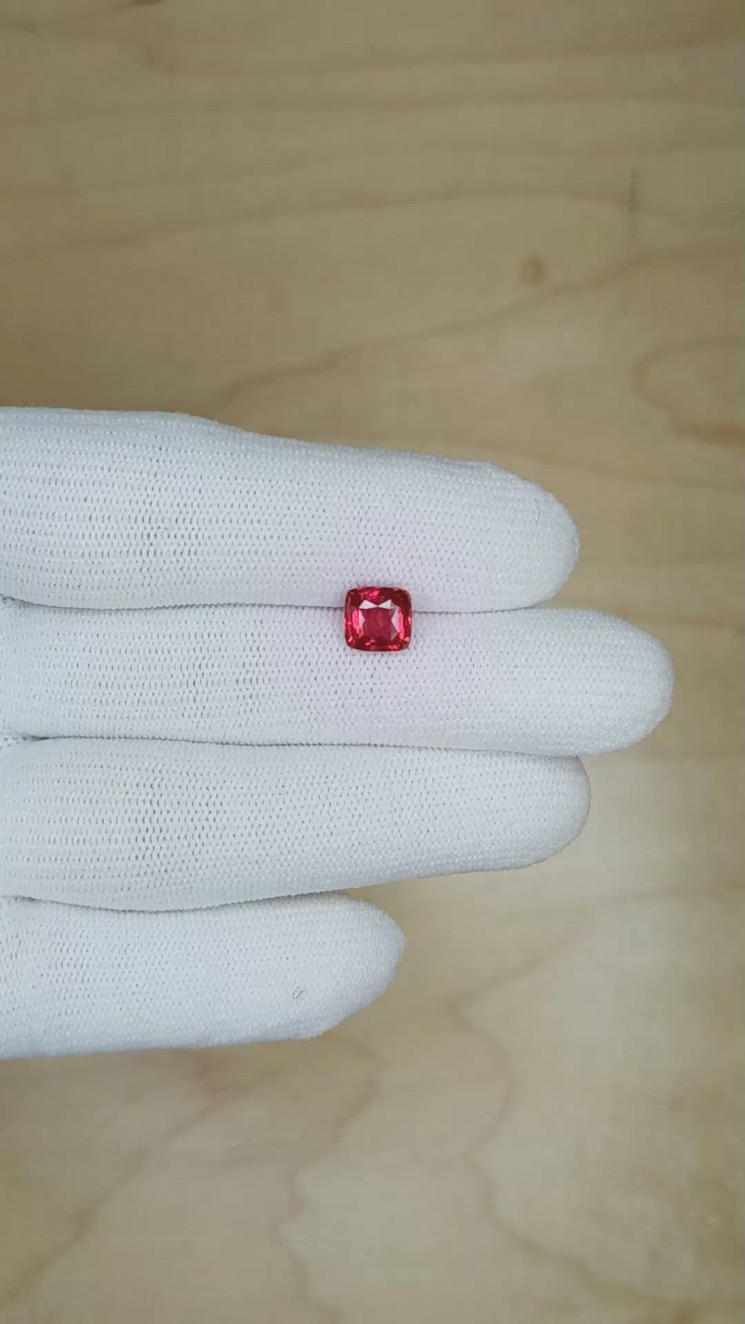 2.02 Ct. Ruby from Mozambique Size Video
