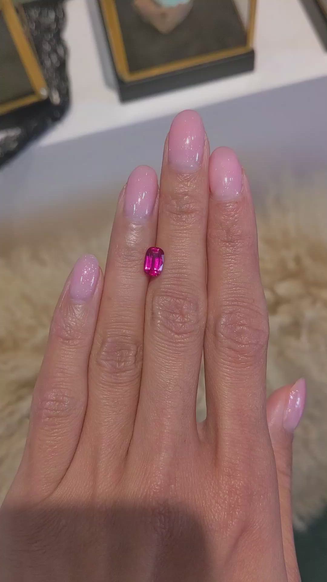 1.52 Ct. Ruby from Mozambique Size Video