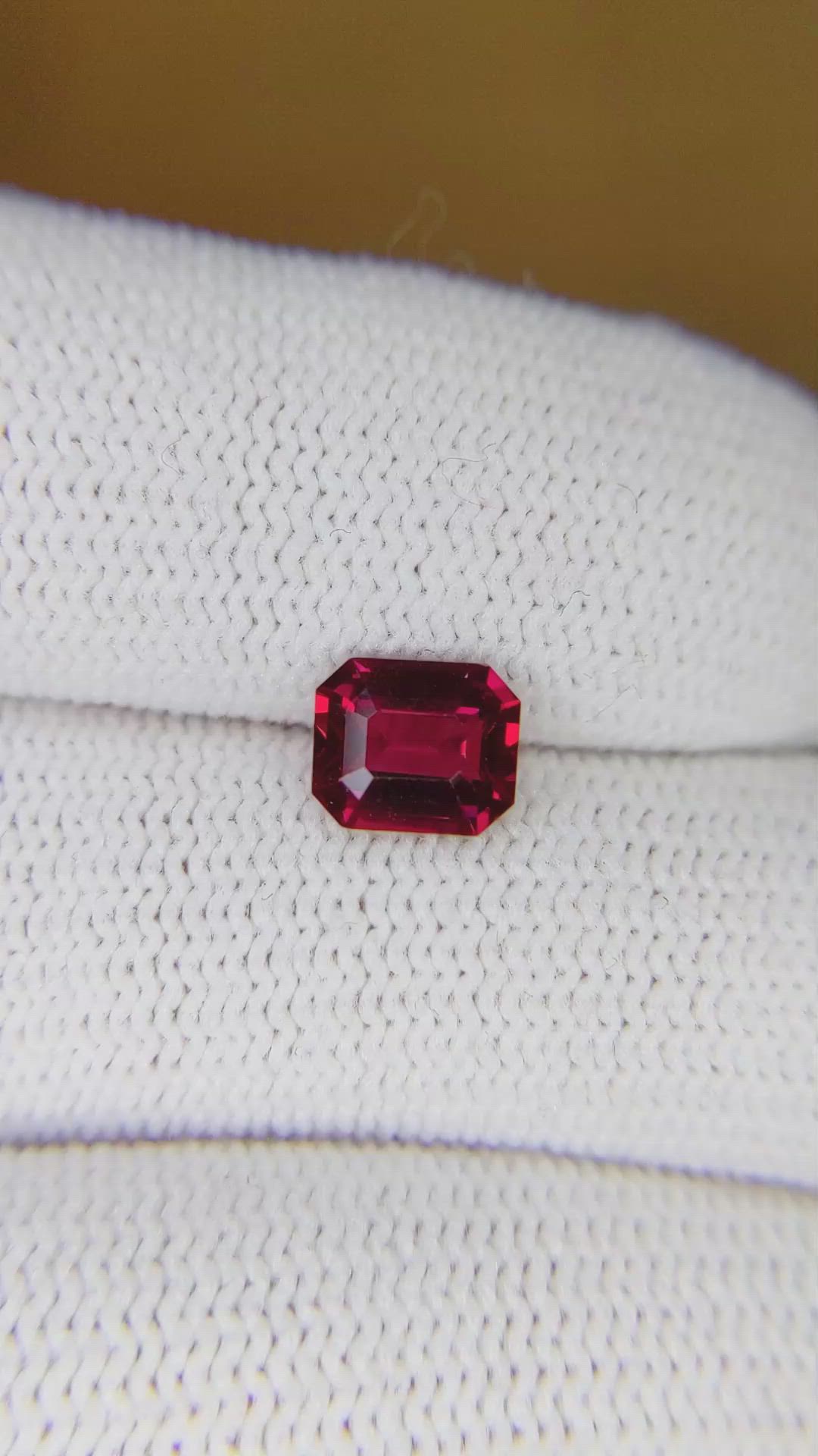 1.20 Ct. Ruby from Mozambique Size Video