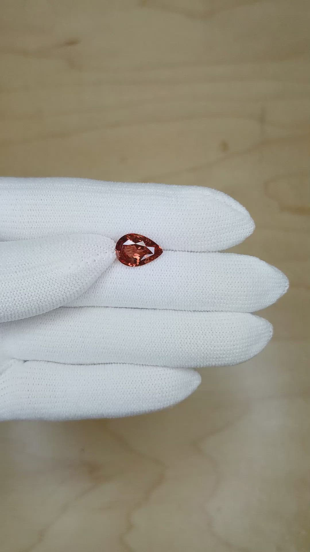 3.56 Ct. Ruby from Mozambique Size Video