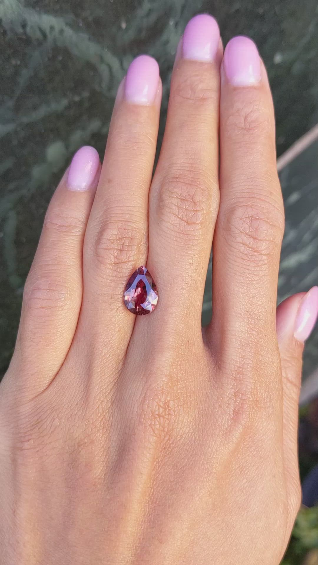 3.56 Ct. Ruby from Mozambique Size Video