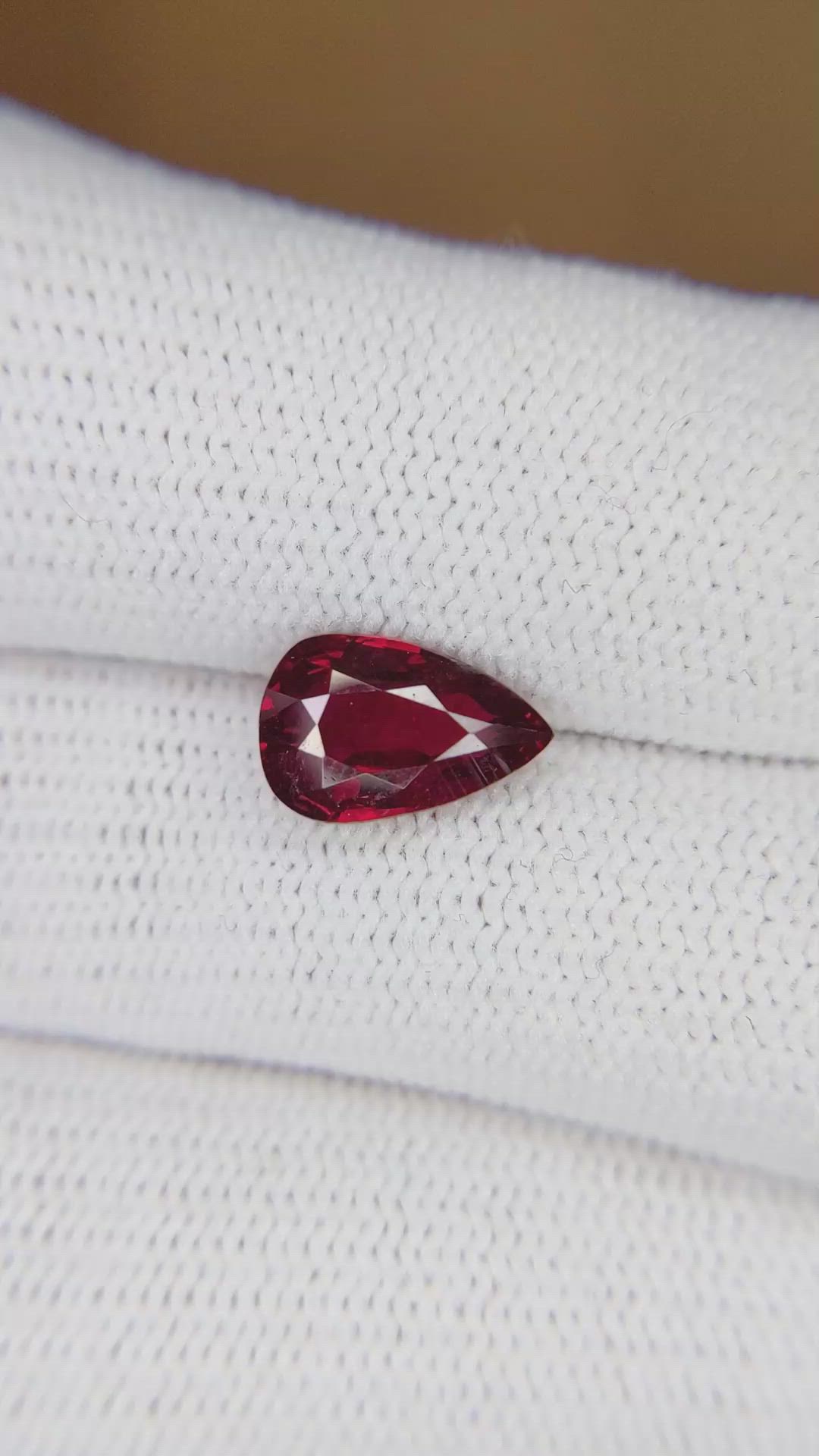 2.01 Ct. Ruby from Mozambique Size Video