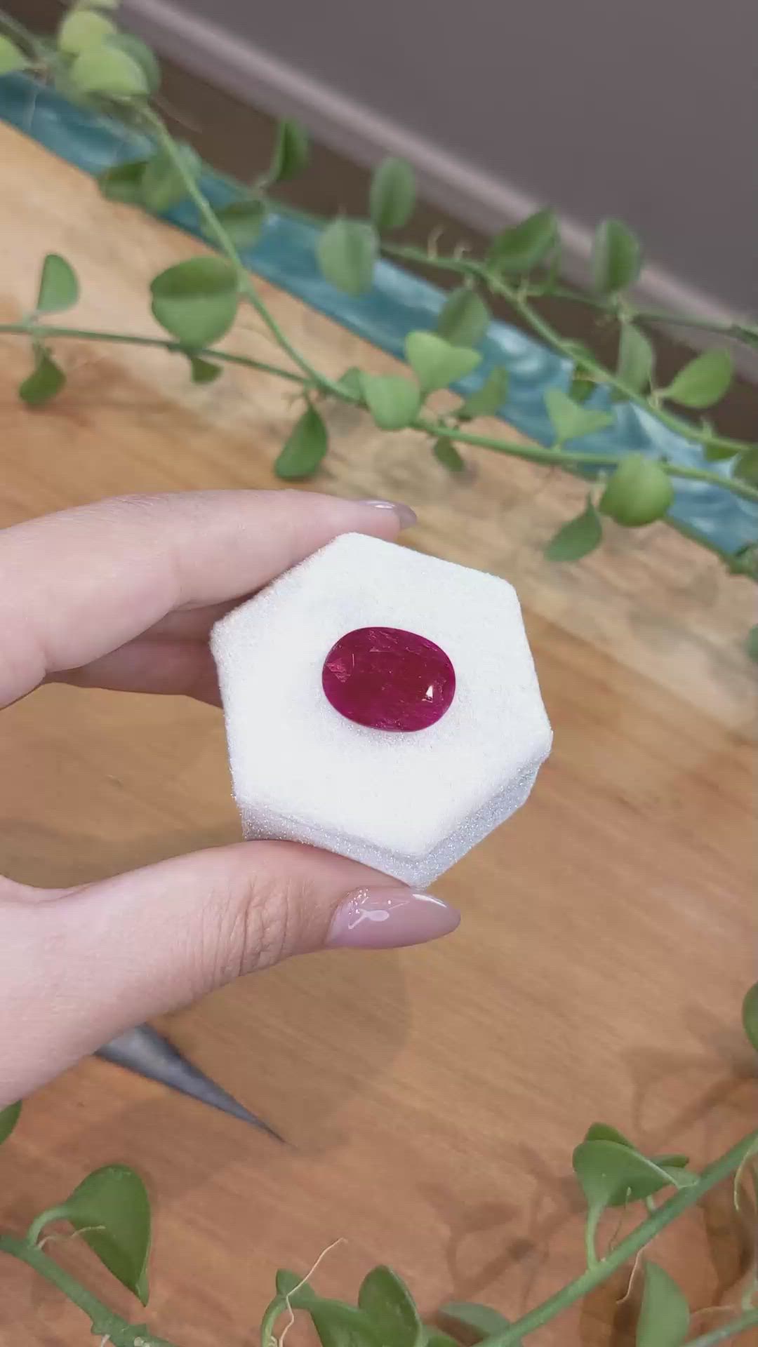 12.60 Ct. Ruby from Mozambique Size Video