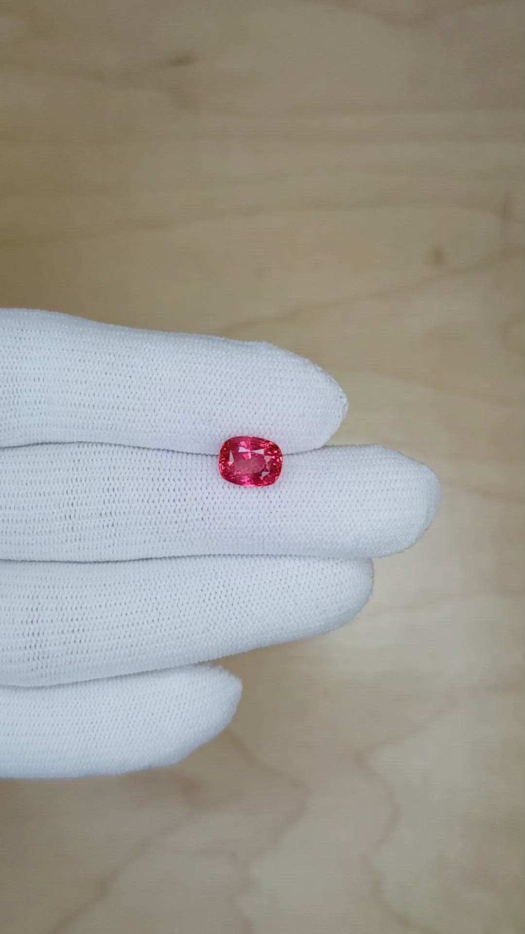 2.67 Ct. Ruby from Mozambique Size Video