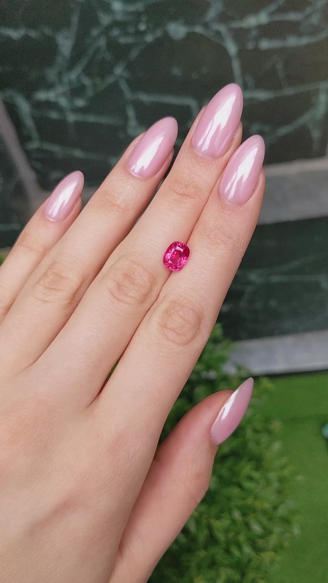 2.67 Ct. Ruby from Mozambique Size Video