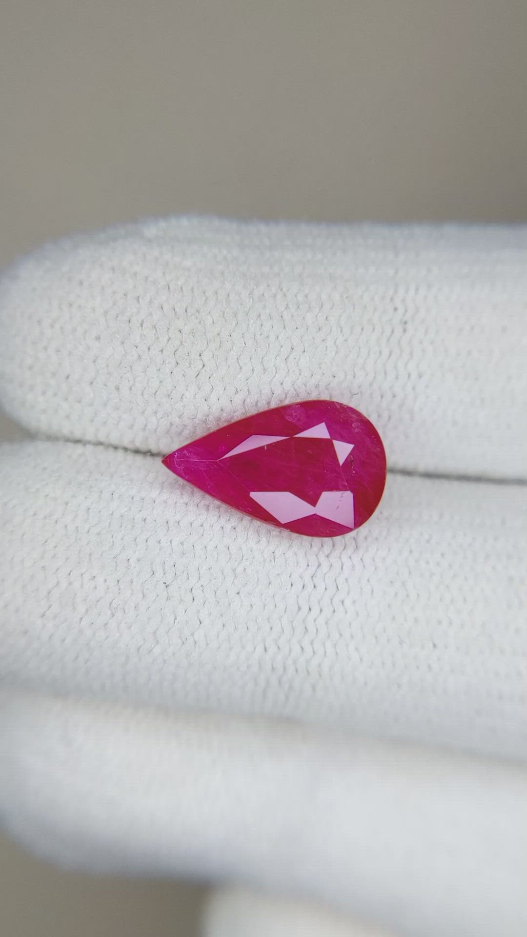 3.25 Ct. Ruby from Mozambique Size Video