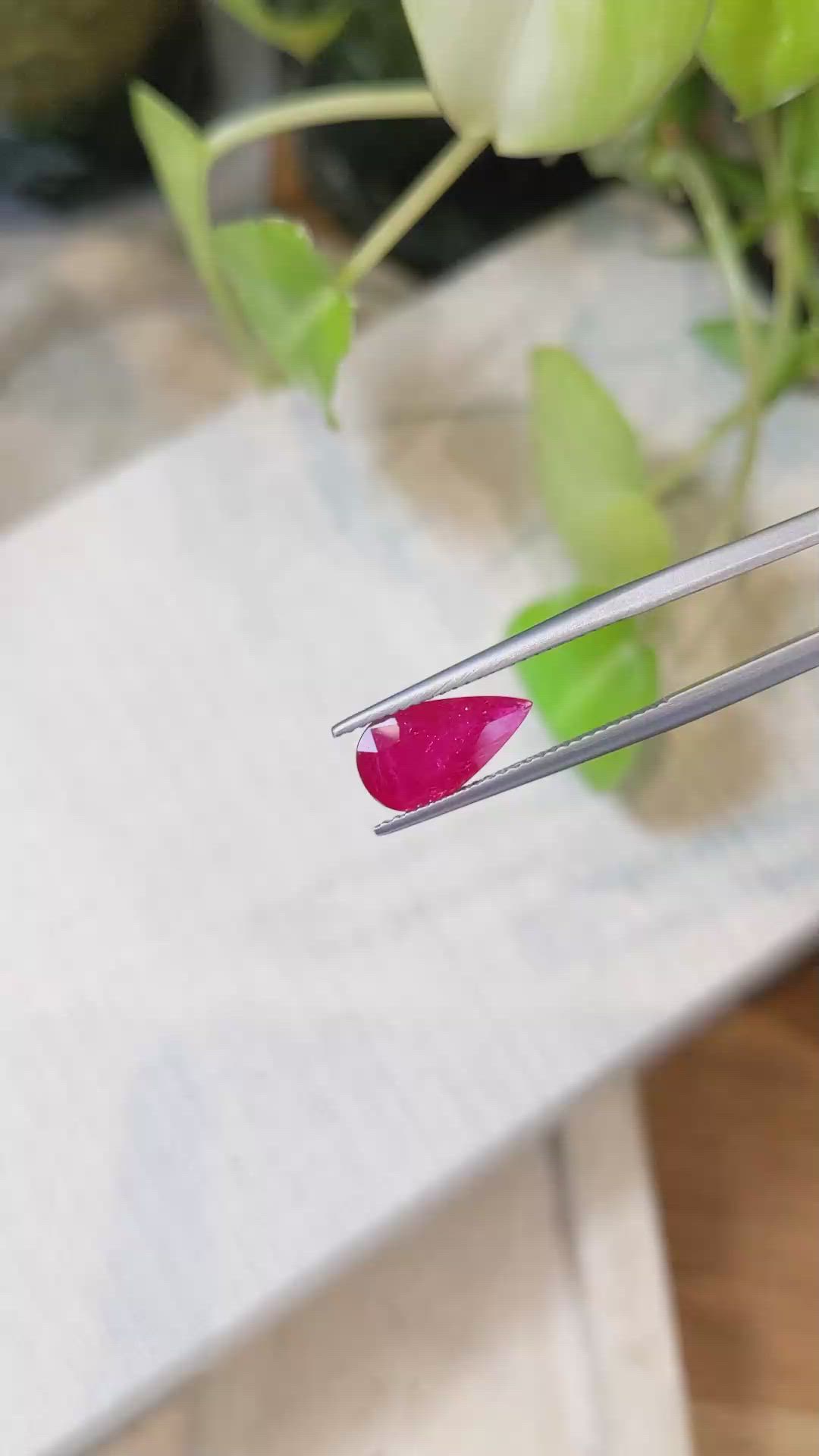 2.10 Ct. Ruby from Mozambique Size Video