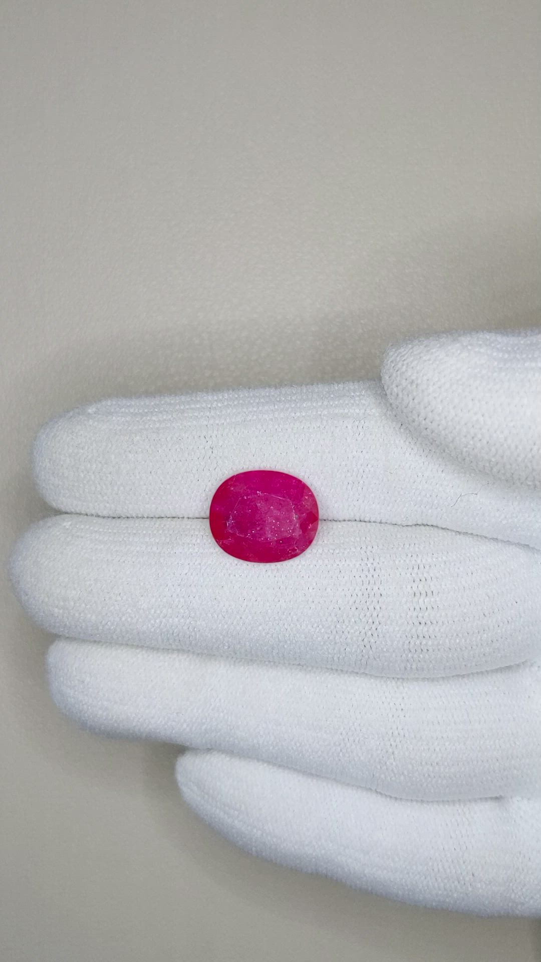 4.73 Ct. Ruby from Mozambique Size Video