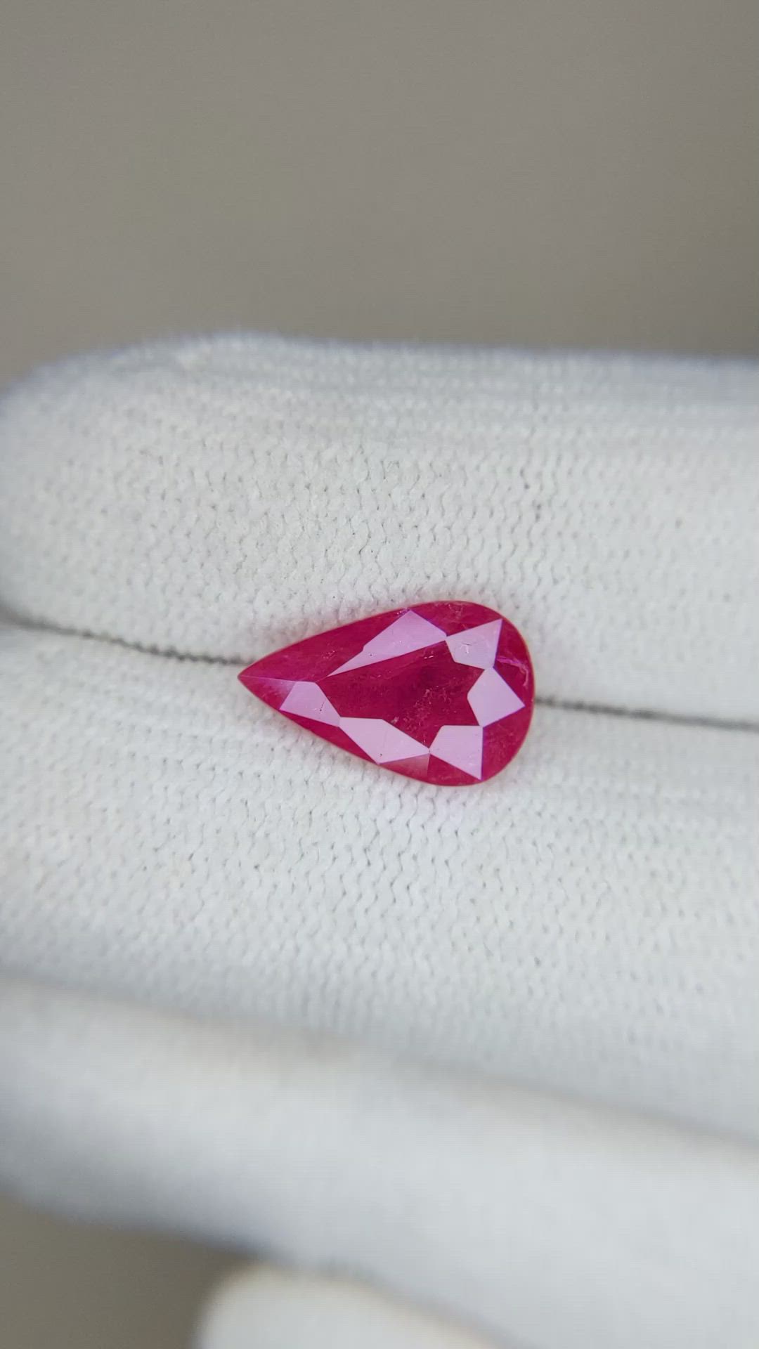 2.44 Ct. Ruby from Mozambique Size Video