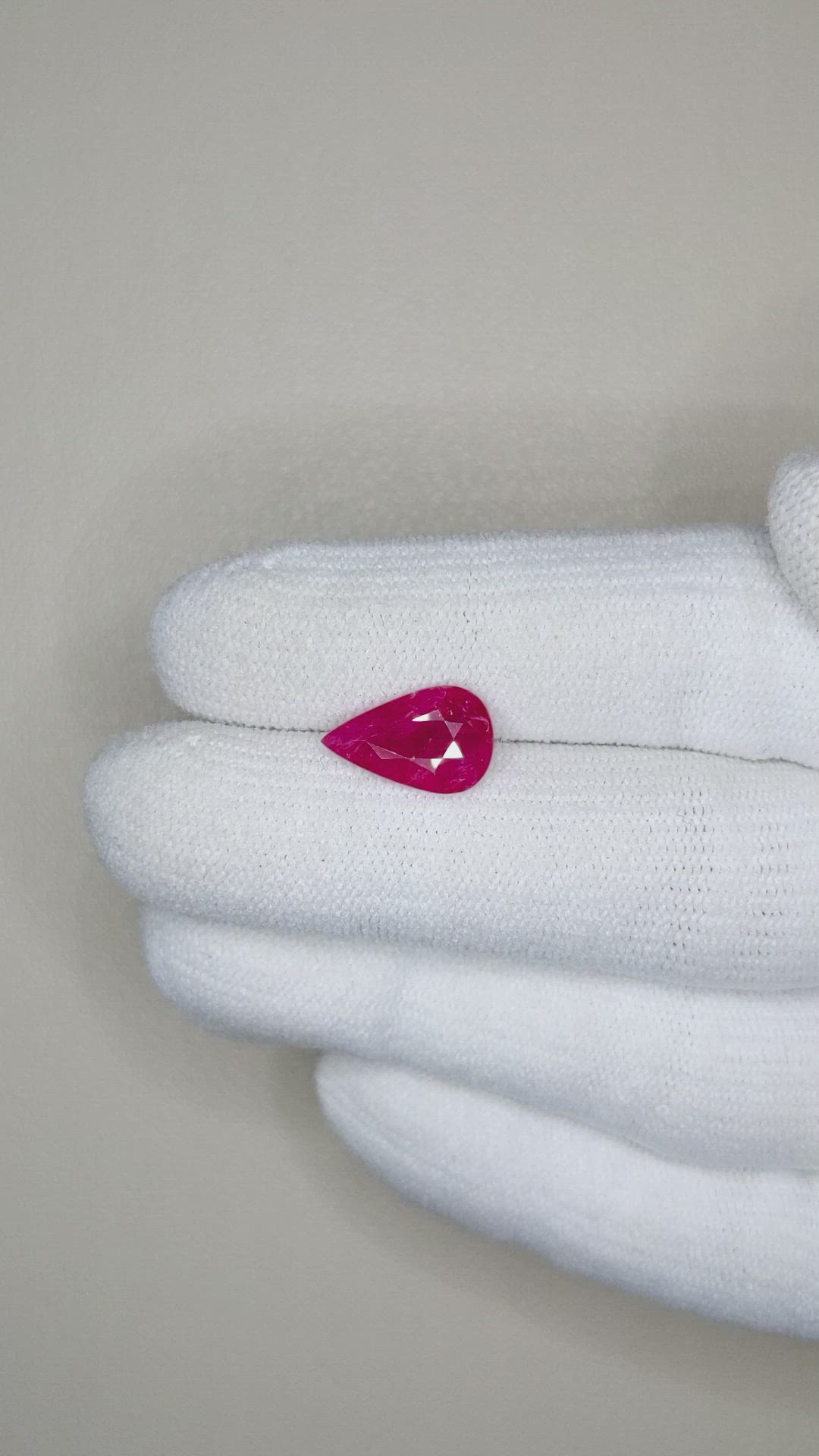 2.44 Ct. Ruby from Mozambique Size Video