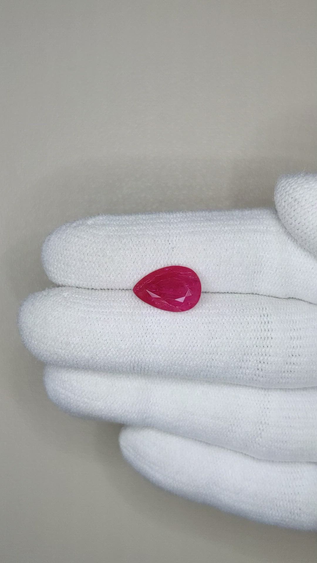 2.97 Ct. Ruby from Mozambique Size Video