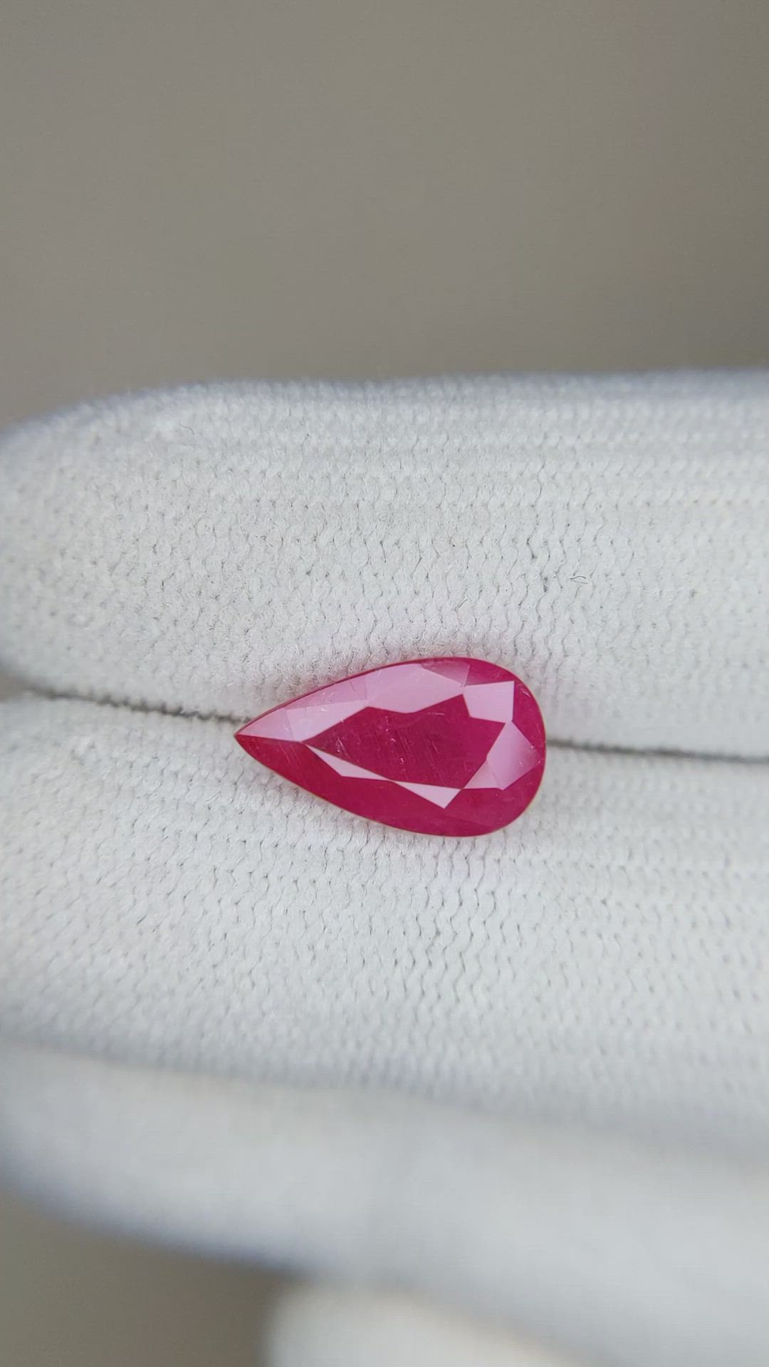 2.49 Ct. Ruby from Mozambique Size Video