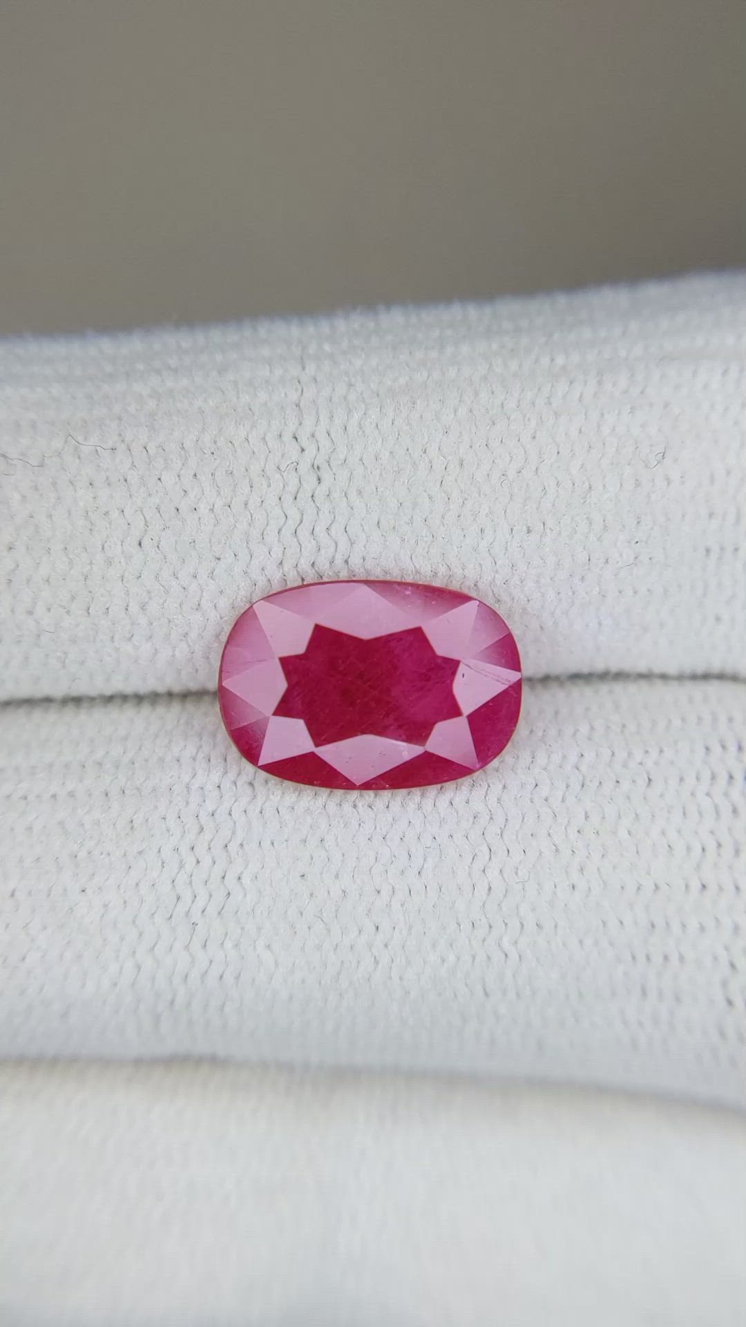 2.96 Ct. Ruby from Mozambique Size Video