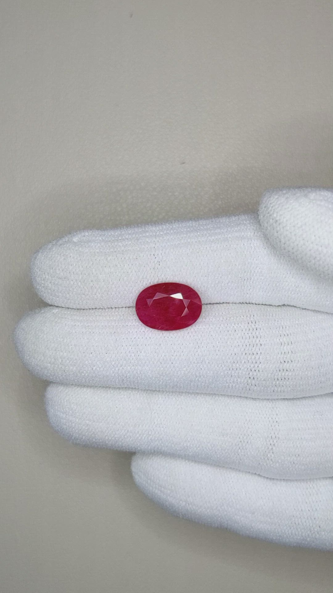 4.02 Ct. Ruby from Mozambique Size Video