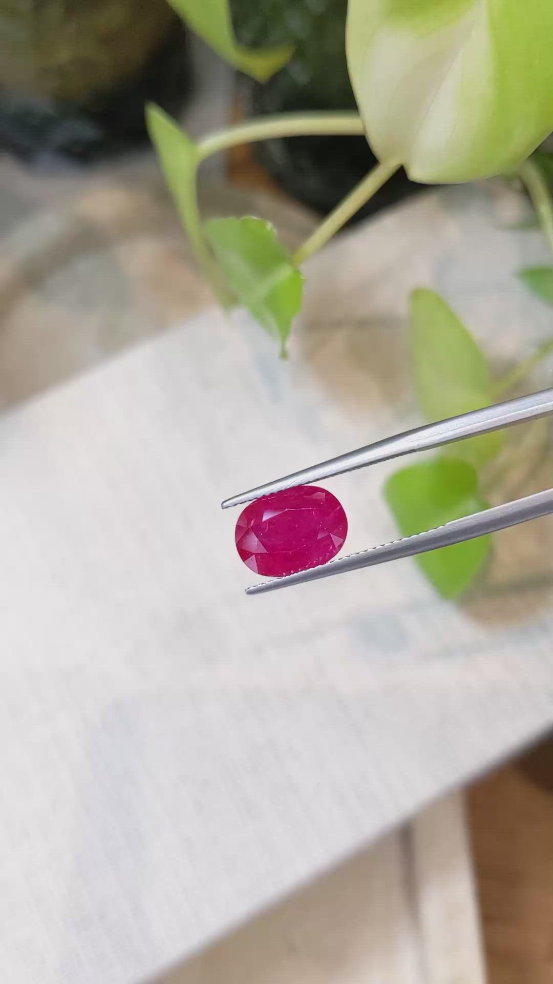 4.25 Ct. Ruby from Mozambique Size Video