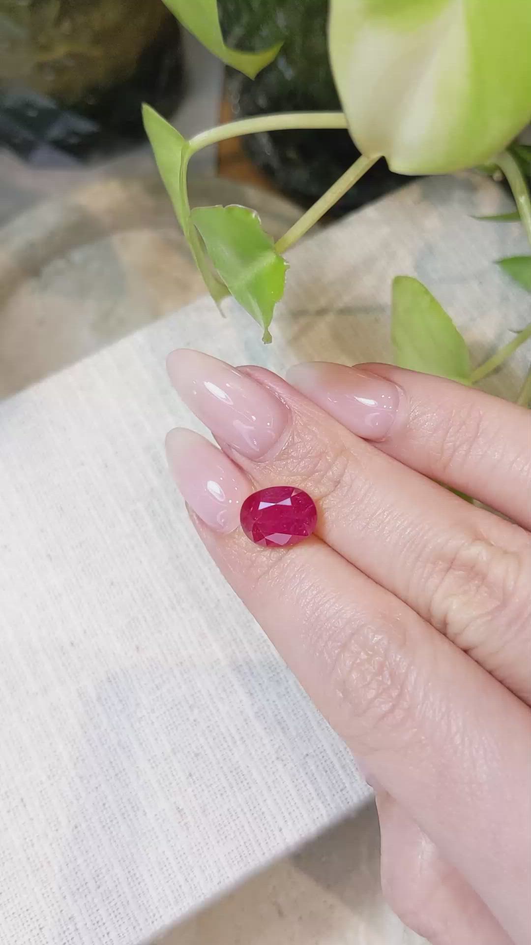 4.25 Ct. Ruby from Mozambique Size Video