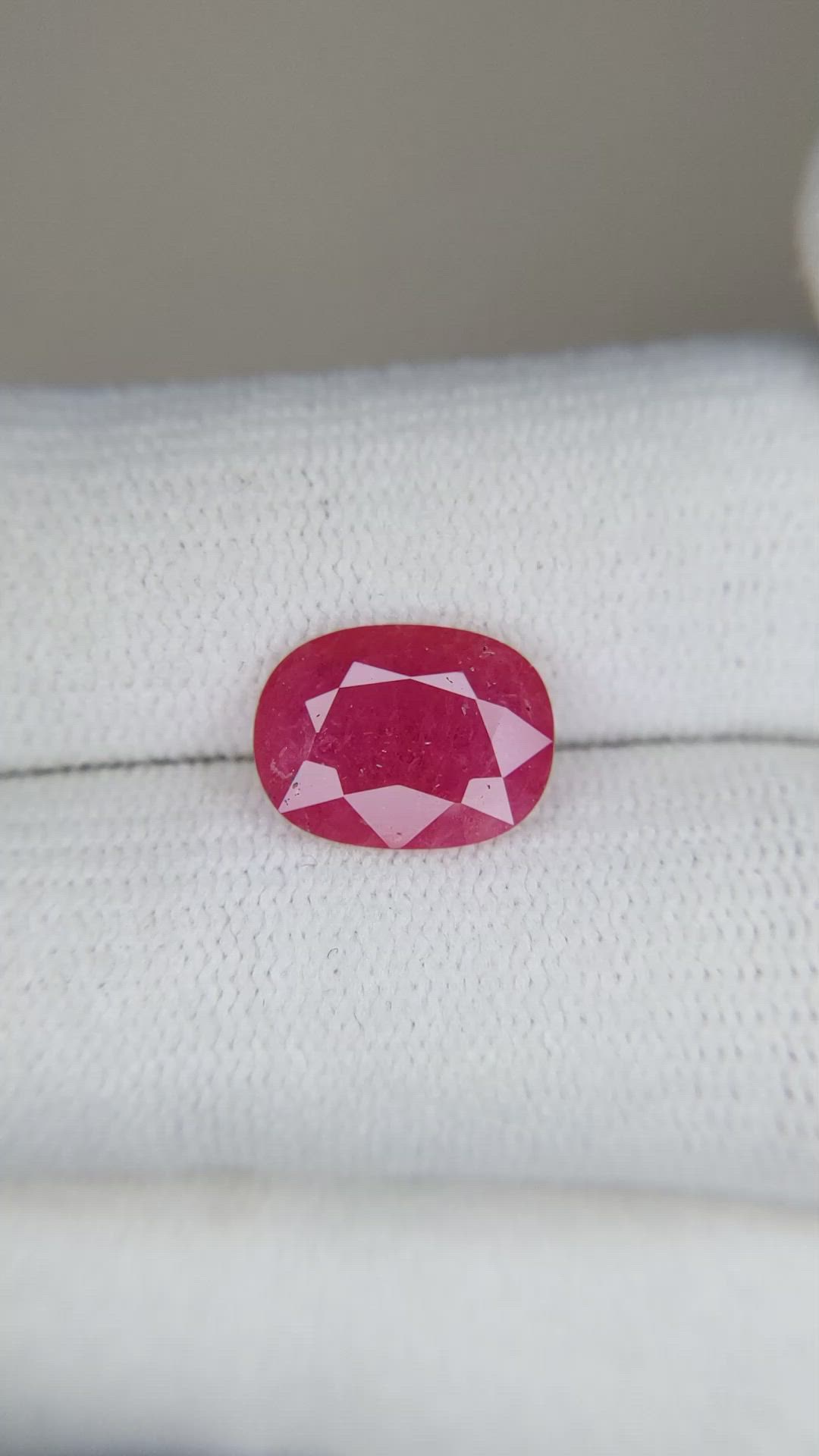 2.97 Ct. Ruby from Mozambique Size Video