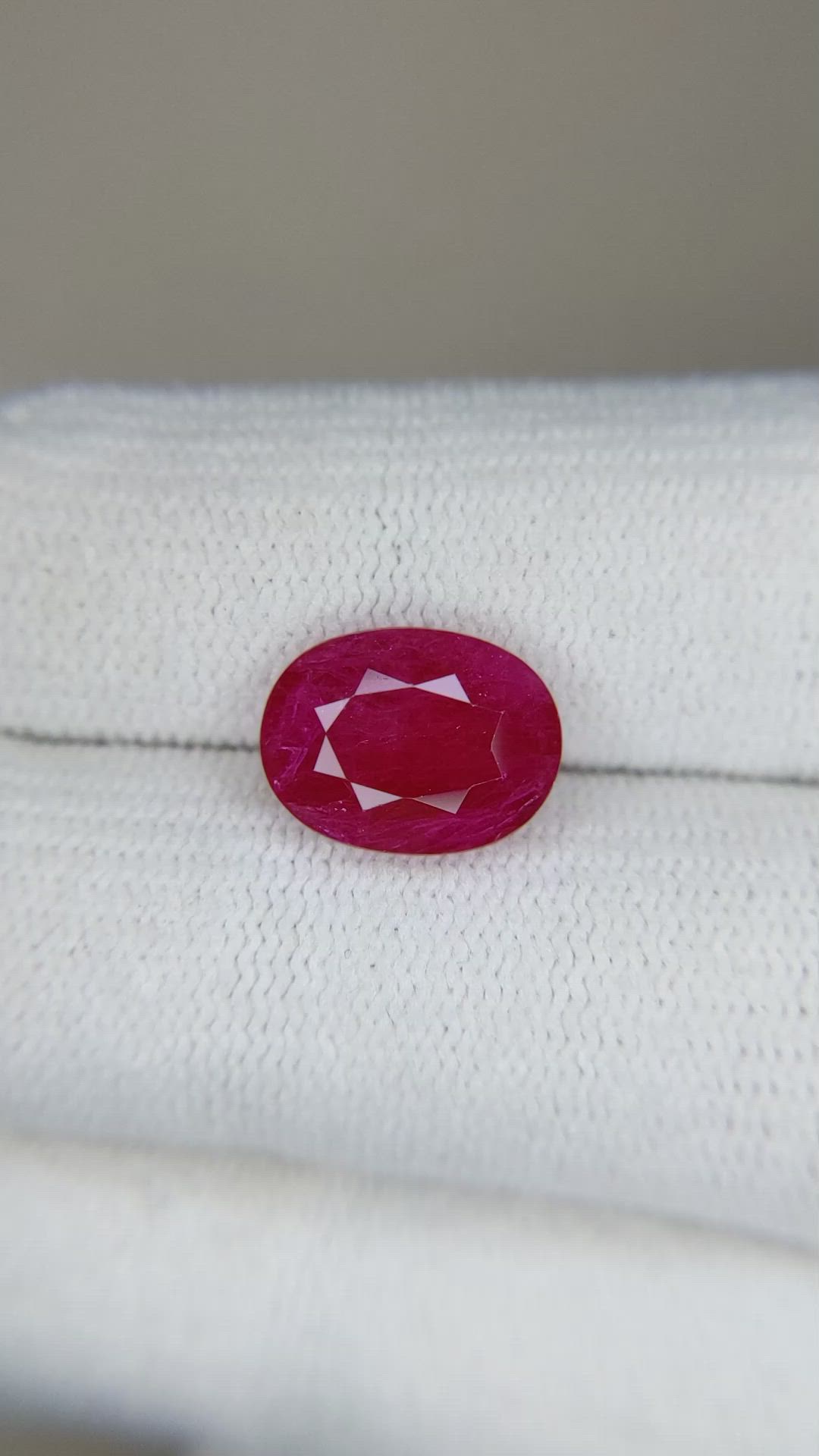 3.77 Ct. Ruby from Mozambique Size Video