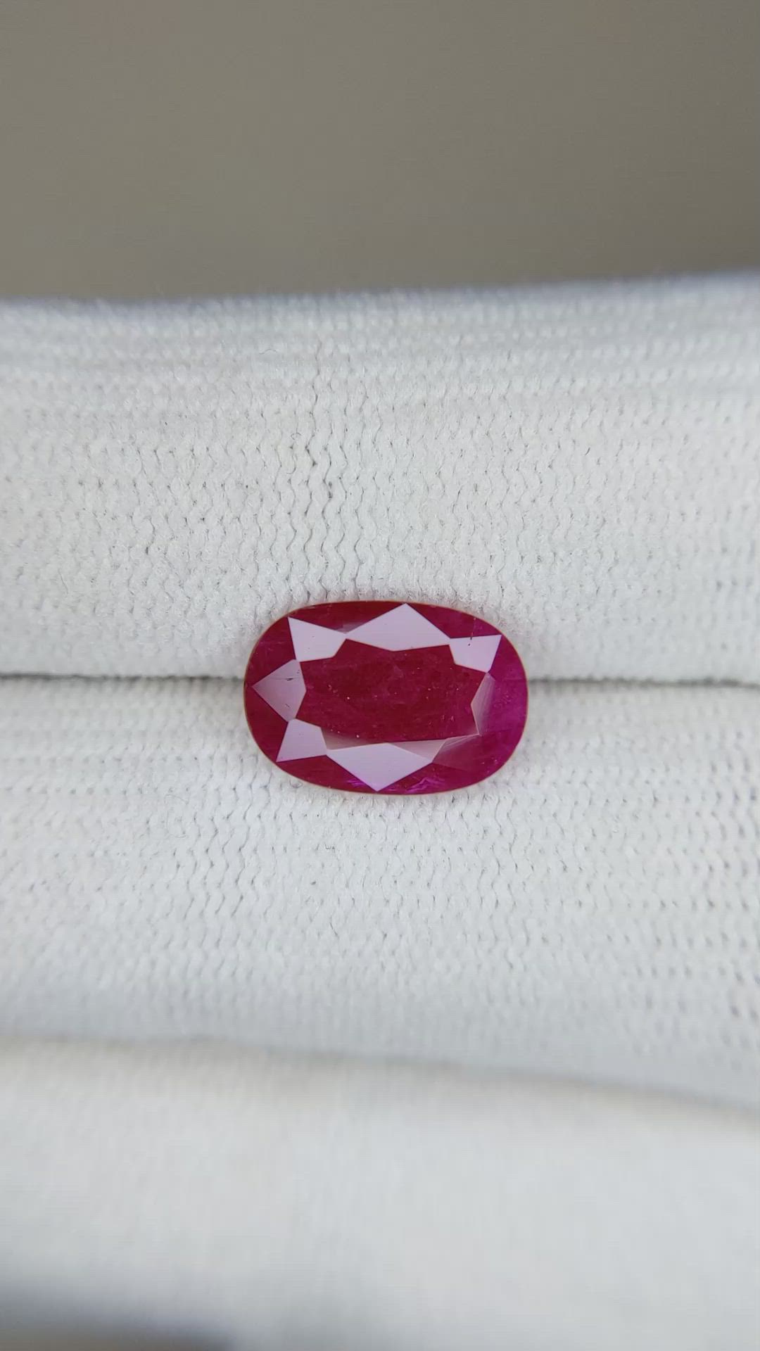 2.67 Ct. Ruby from Mozambique Size Video