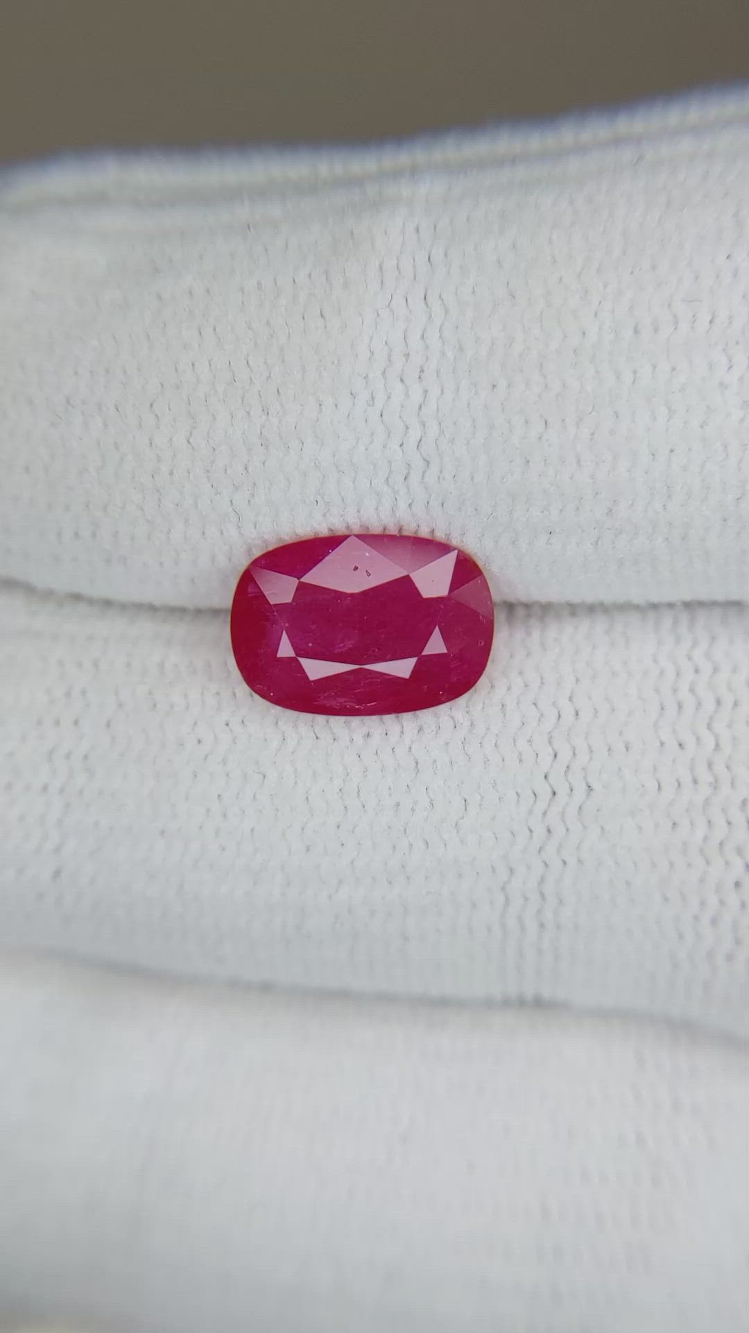 2.60 Ct. Ruby from Mozambique Size Video
