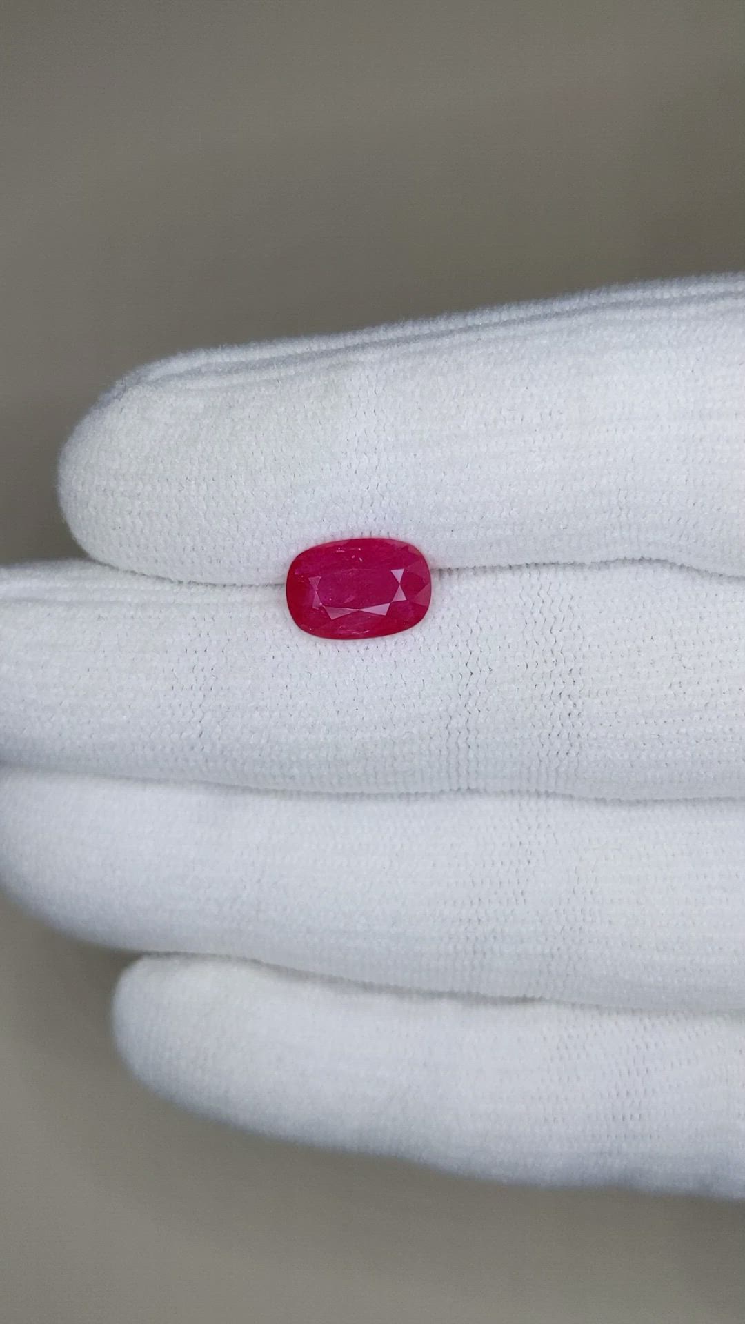 2.60 Ct. Ruby from Mozambique Size Video