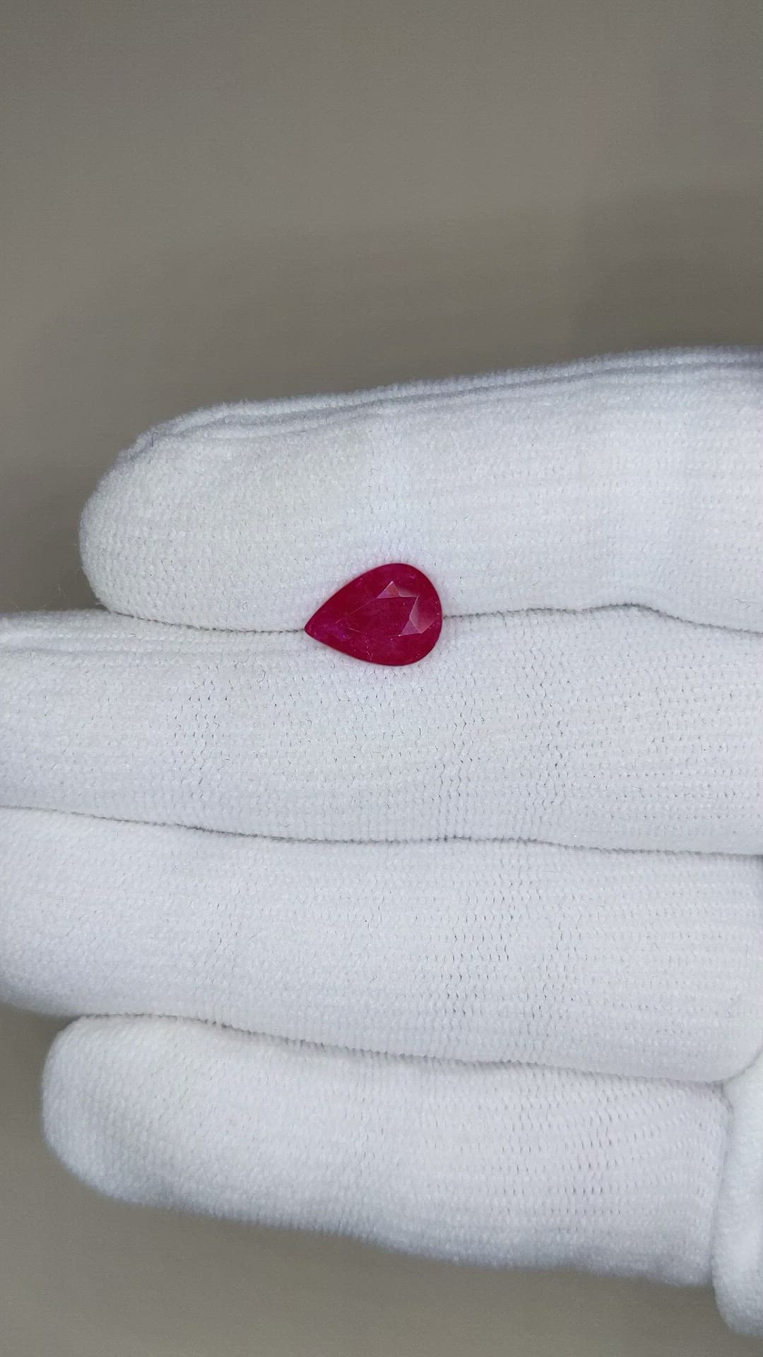 2.90 Ct. Ruby from Mozambique Size Video