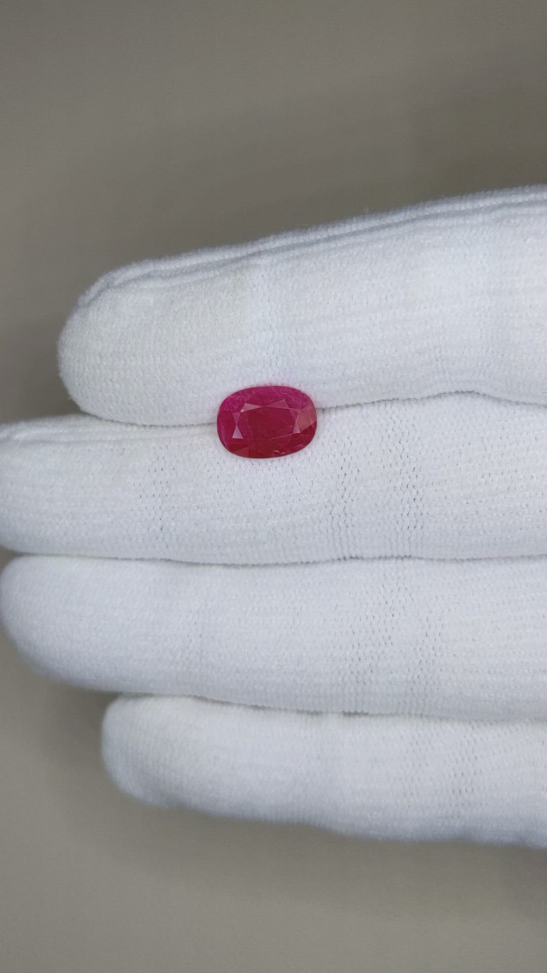 2.68 Ct. Ruby from Mozambique Size Video