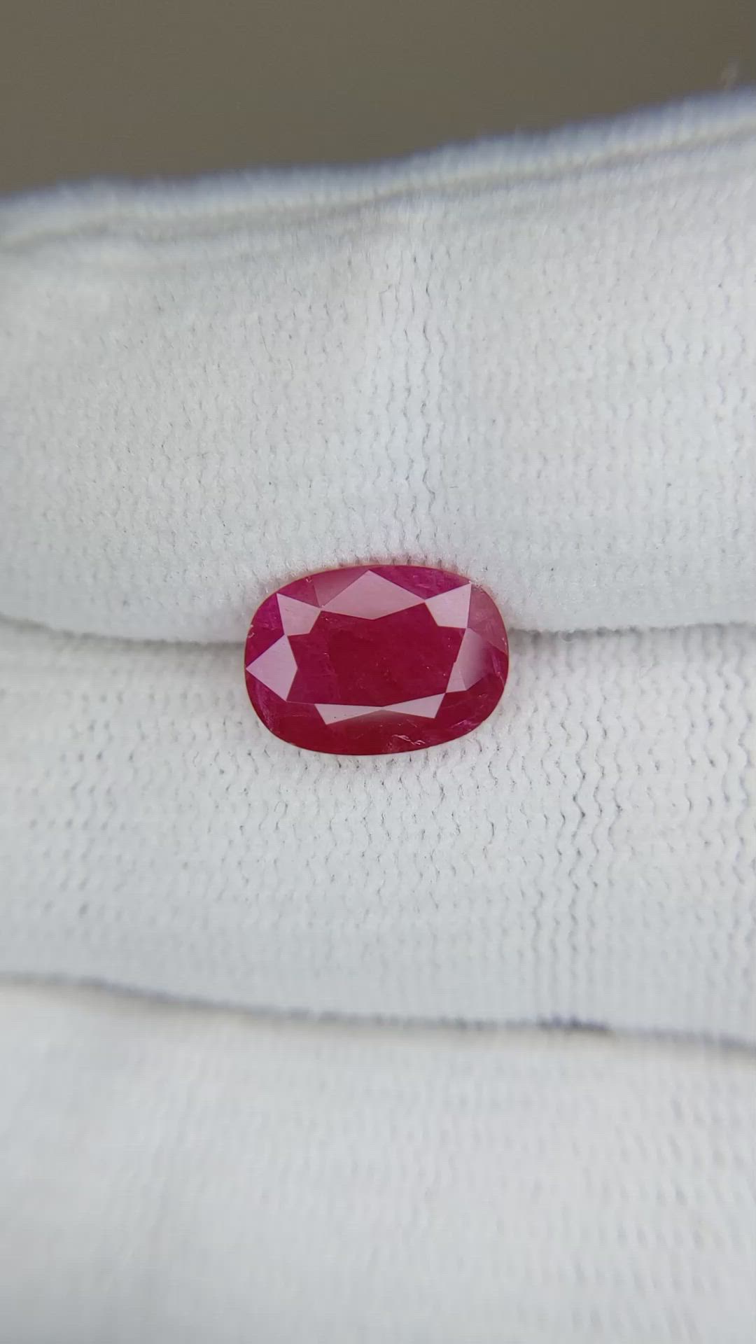 2.68 Ct. Ruby from Mozambique Size Video