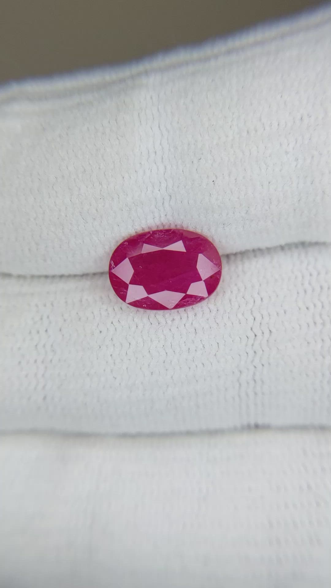 2.42 Ct. Ruby from Mozambique Size Video