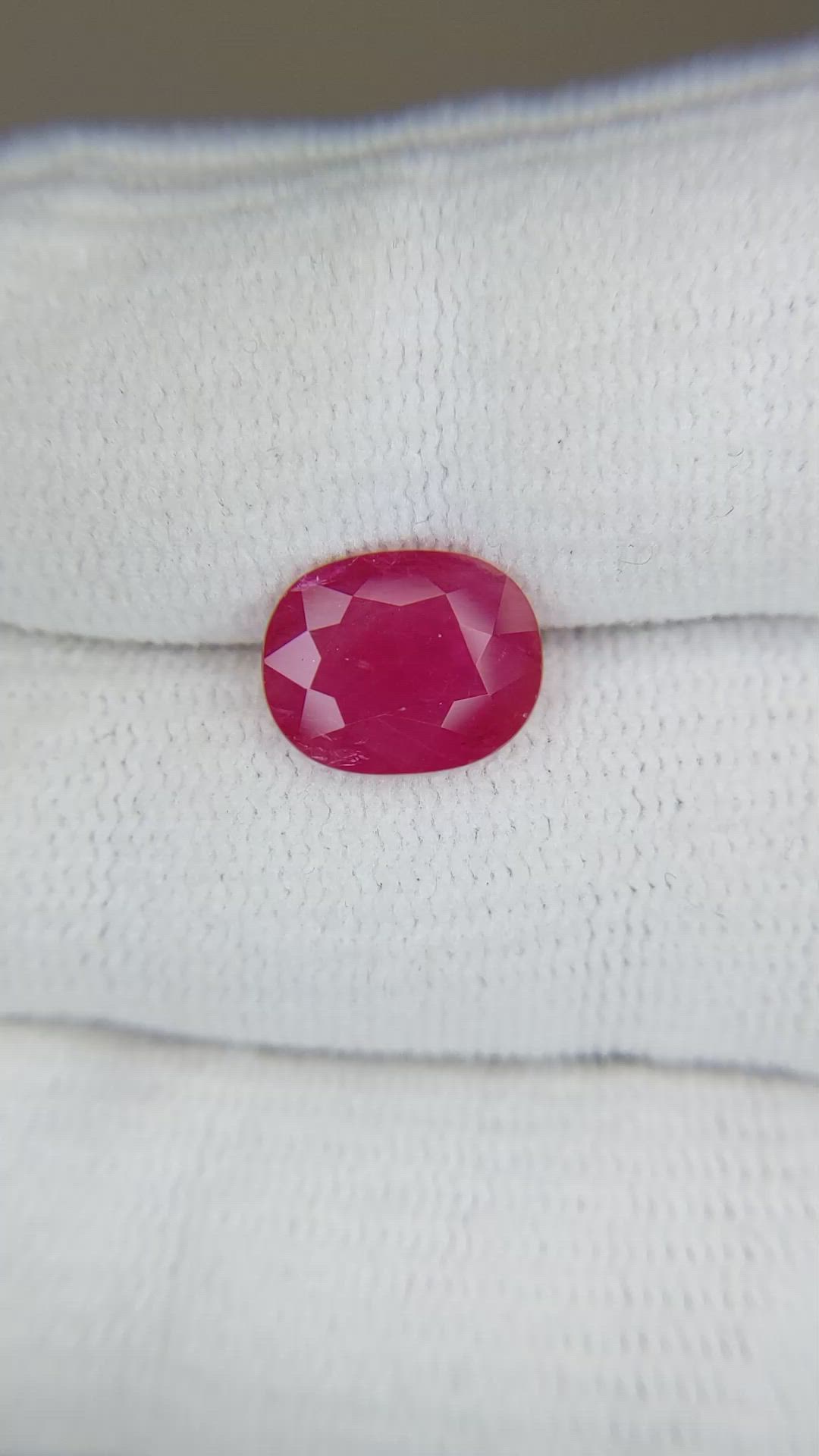 2.52 Ct. Ruby from Mozambique Size Video