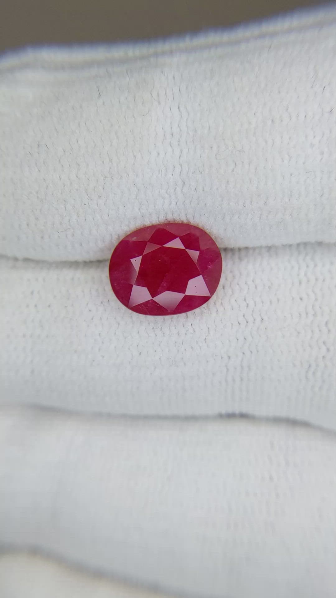 2.92 Ct. Ruby from Mozambique Size Video