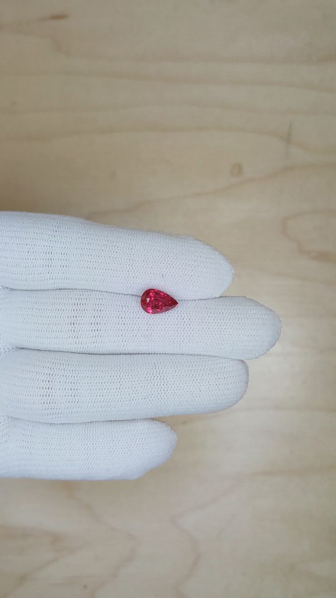 2.04 Ct. Ruby from Mozambique Size Video