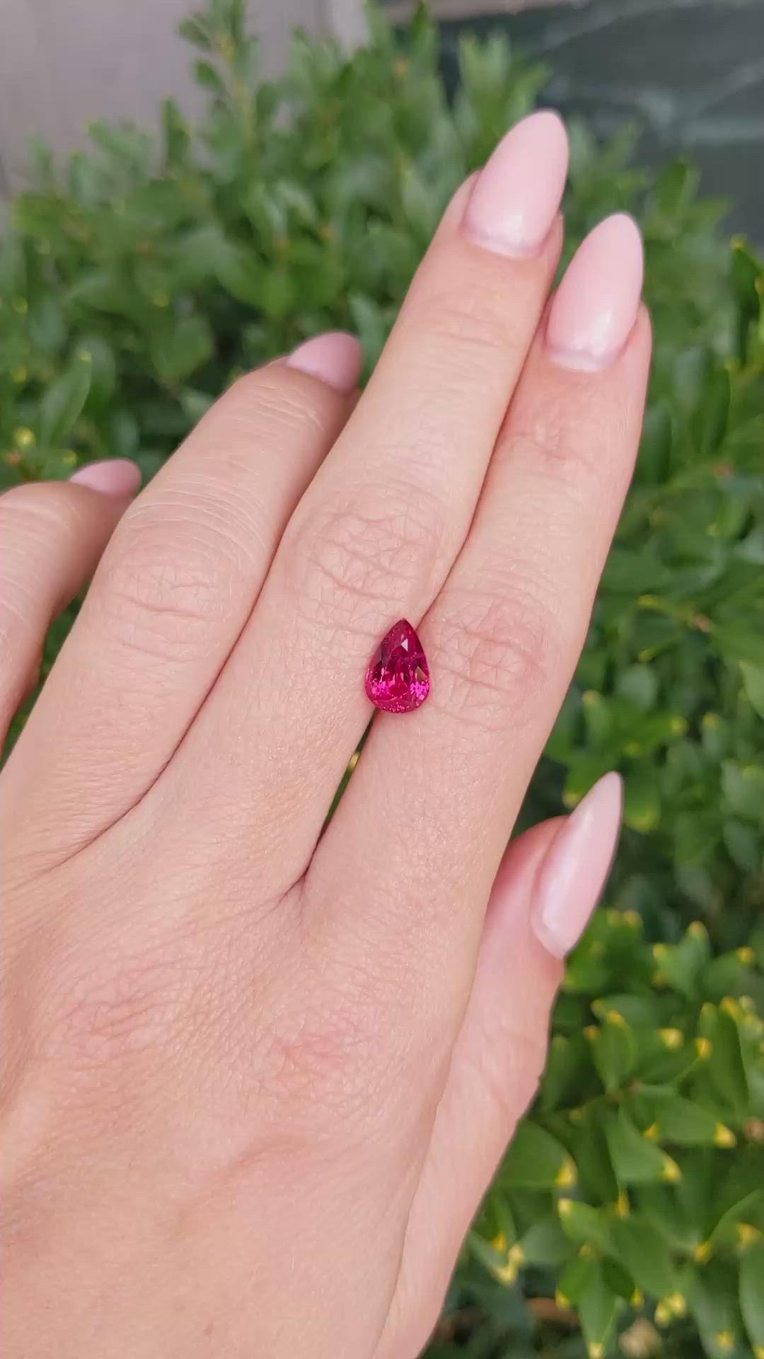 2.04 Ct. Ruby from Mozambique Size Video