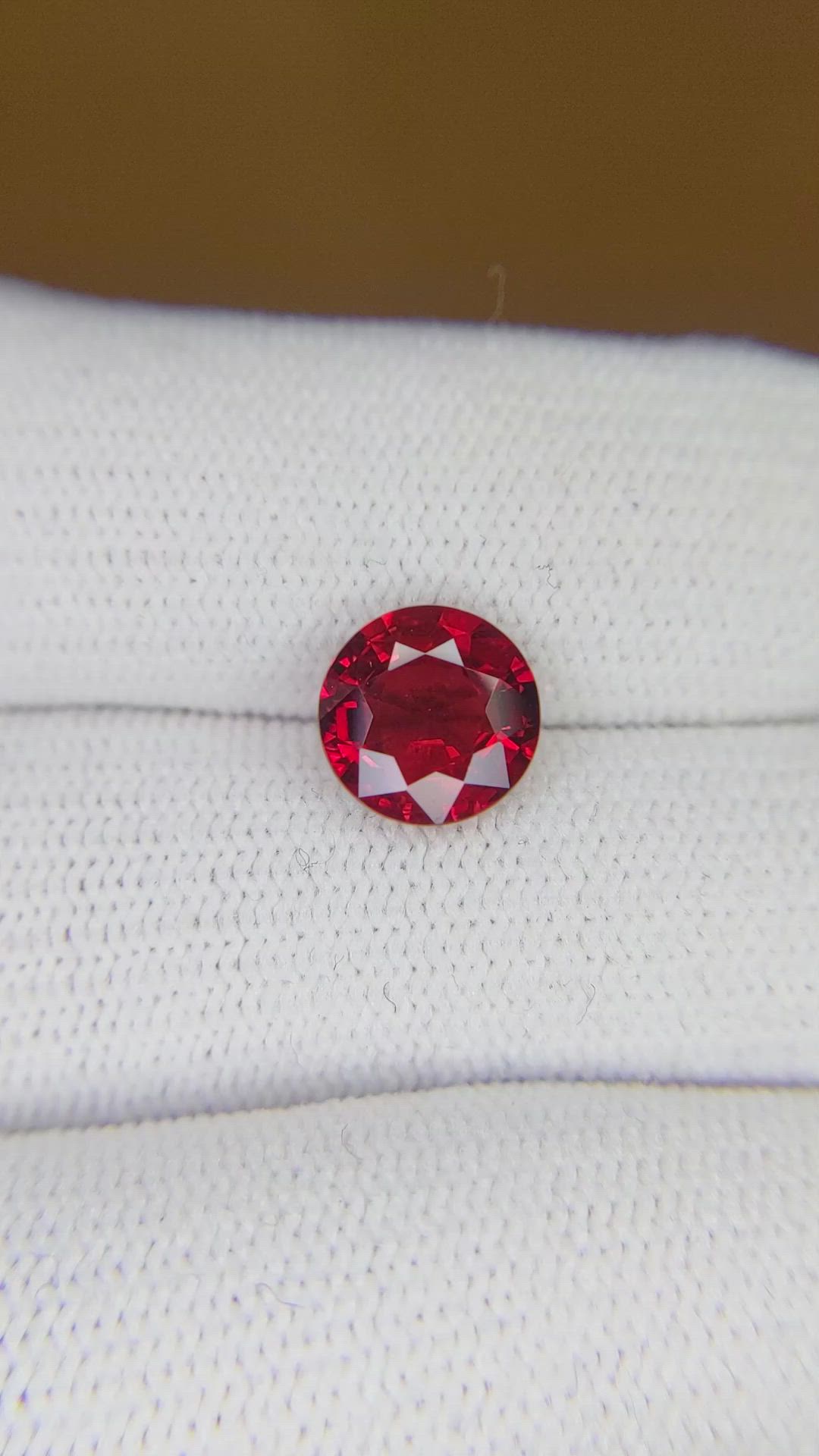 2.31 Ct. Ruby from Mozambique Size Video