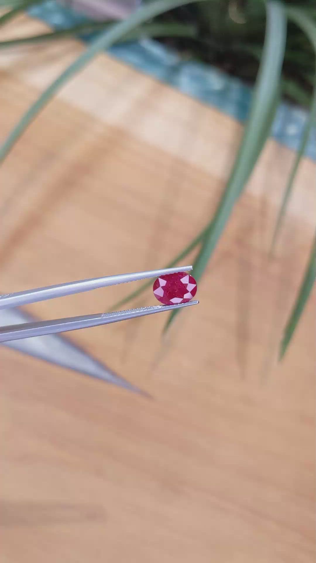 1.80 Ct. Ruby from Mozambique Size Video