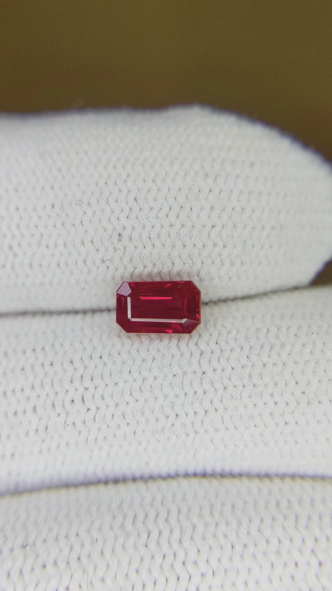 0.68 Ct. Ruby from Burma (Myanmar) Size Video