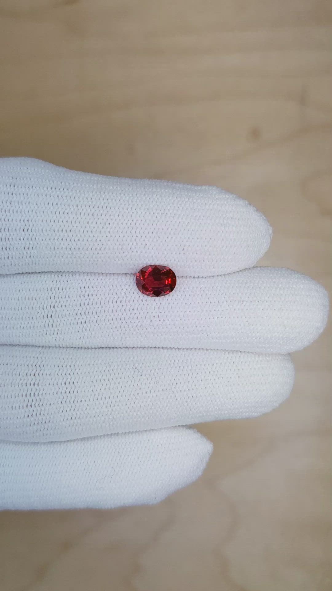 1.10 Ct. Ruby from Mozambique Size Video